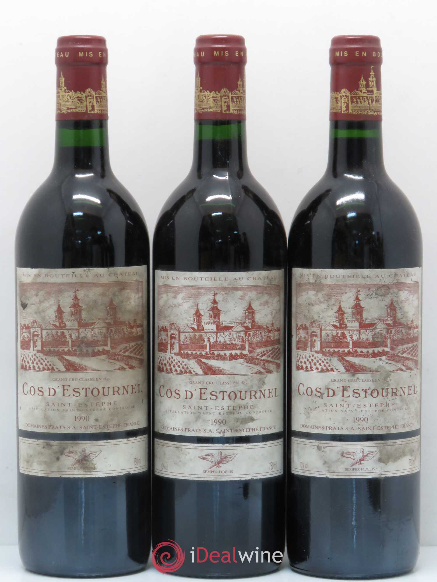 Cos d'Estournel 2ème Grand Cru Classé 1990 - Lot de 6 bouteilles - 1