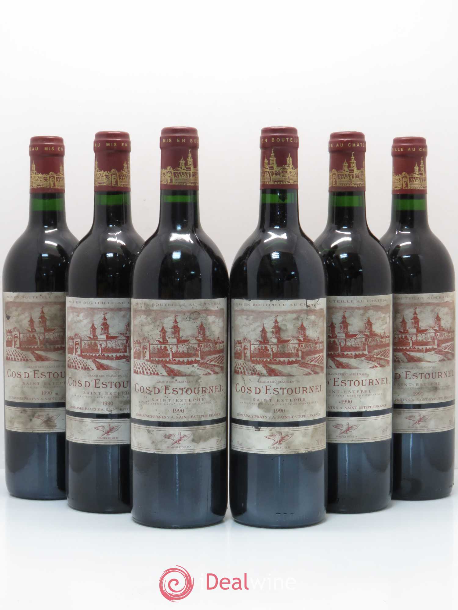 Cos d'Estournel 2ème Grand Cru Classé 1990 - Lot de 6 bouteilles - 0