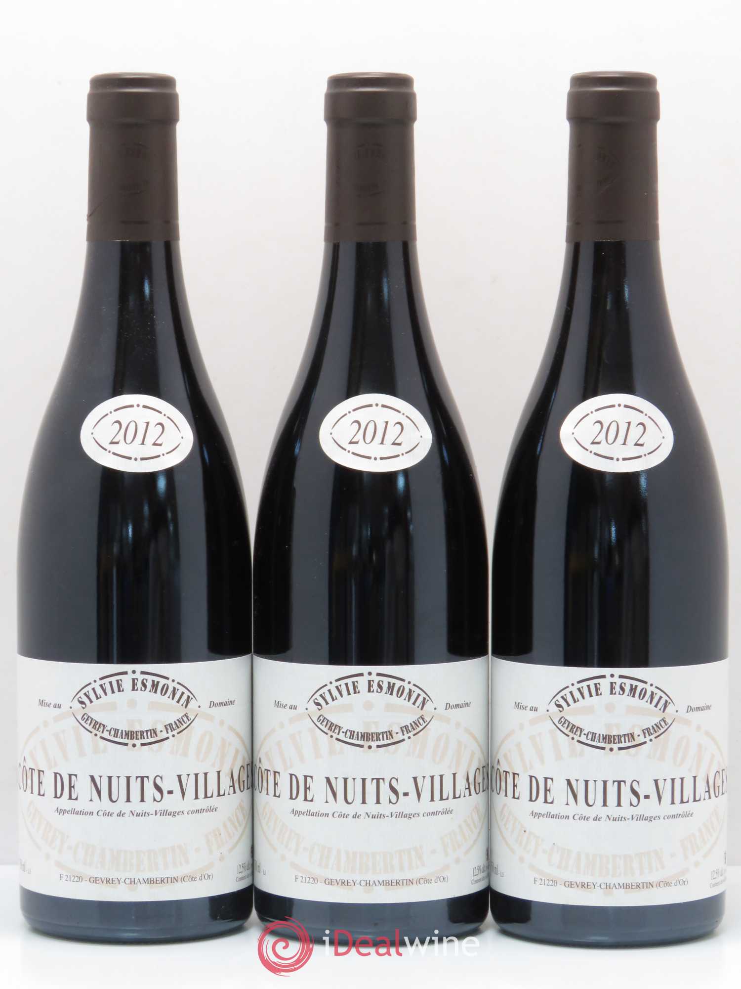 Côte de Nuits-Villages Sylvie Esmonin 2012 - Lot de 6 bouteilles - 2