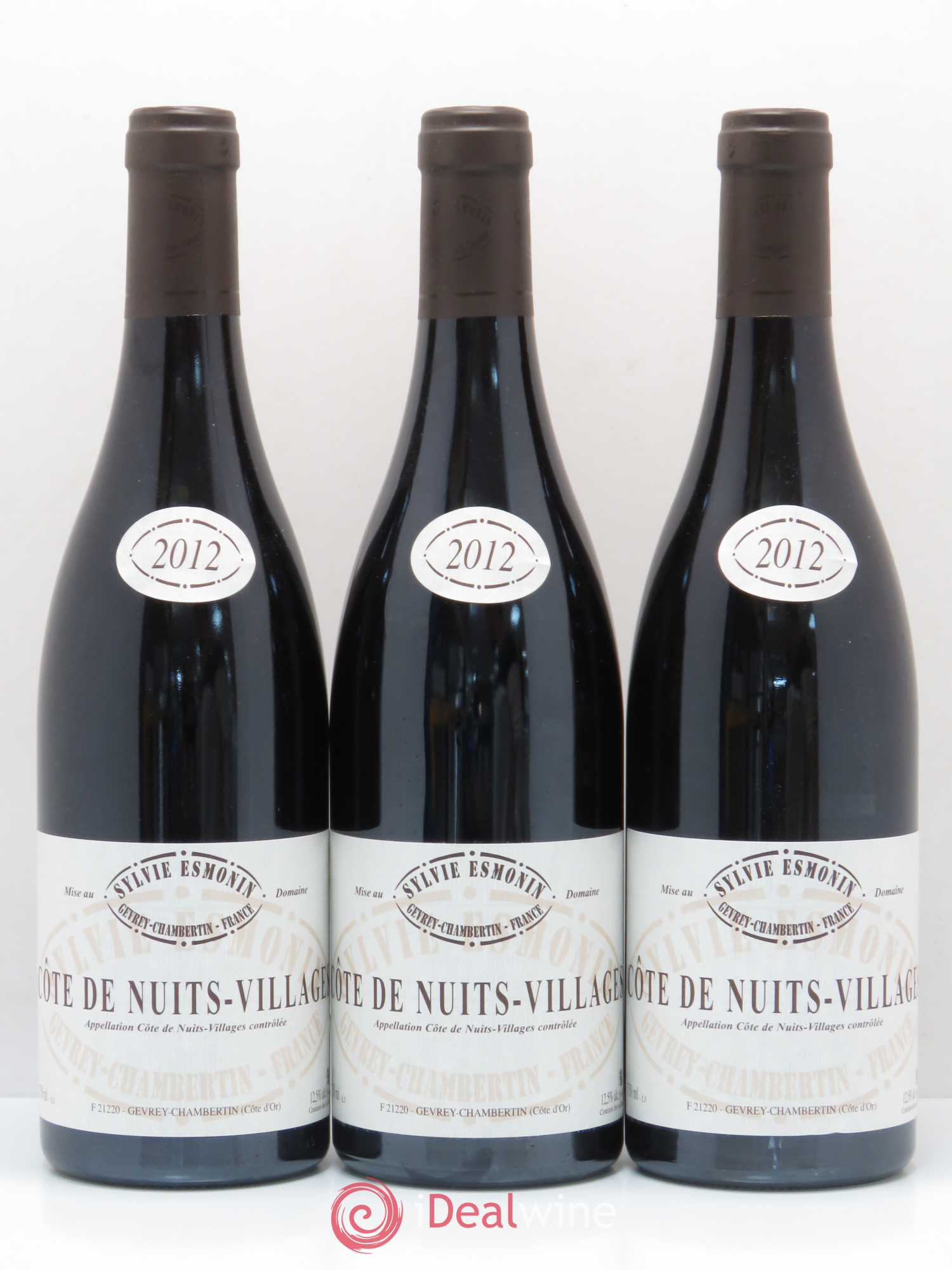 Côte de Nuits-Villages Sylvie Esmonin 2012 - Lot de 5 bouteilles - 1