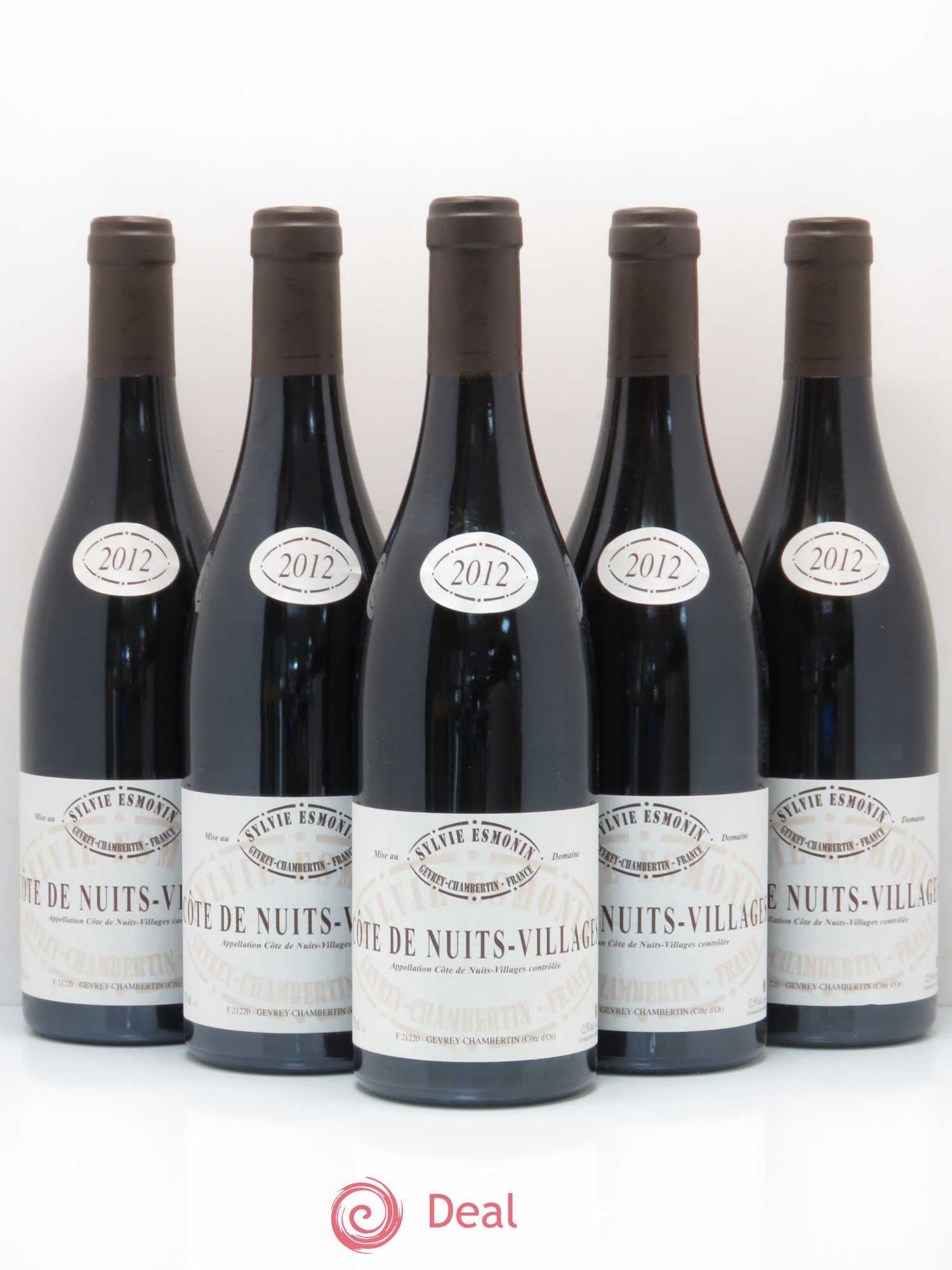 Côte de Nuits-Villages Sylvie Esmonin 2012 - Lot de 5 bouteilles - 0