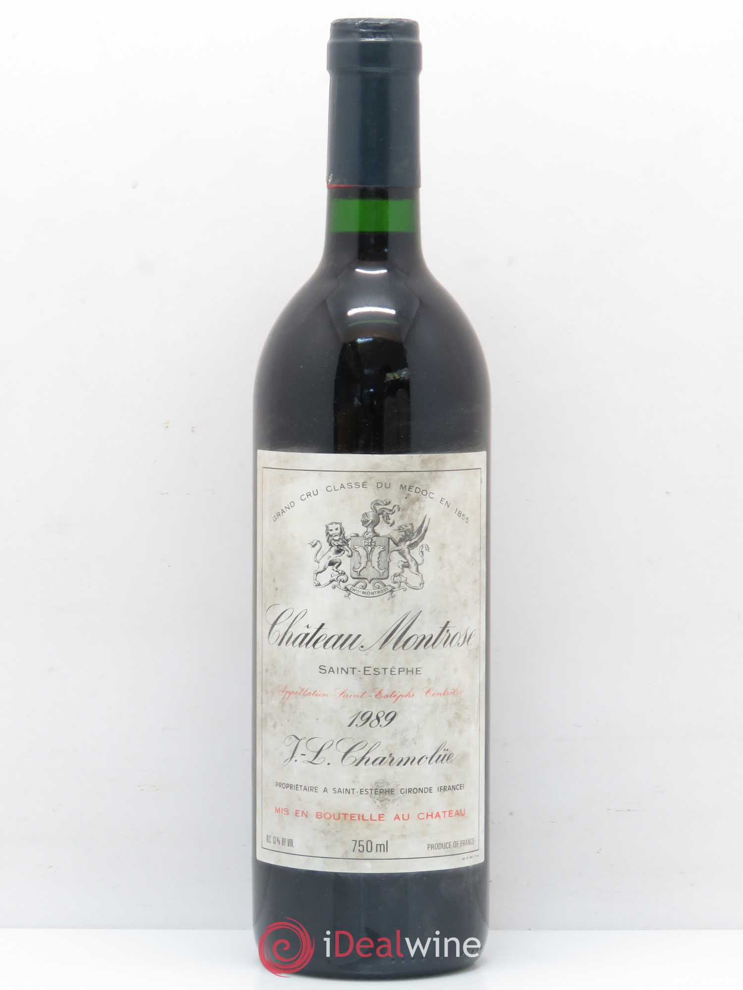 Château Montrose 2ème Grand Cru Classé 1989 - Lot de 1 bouteille - 0