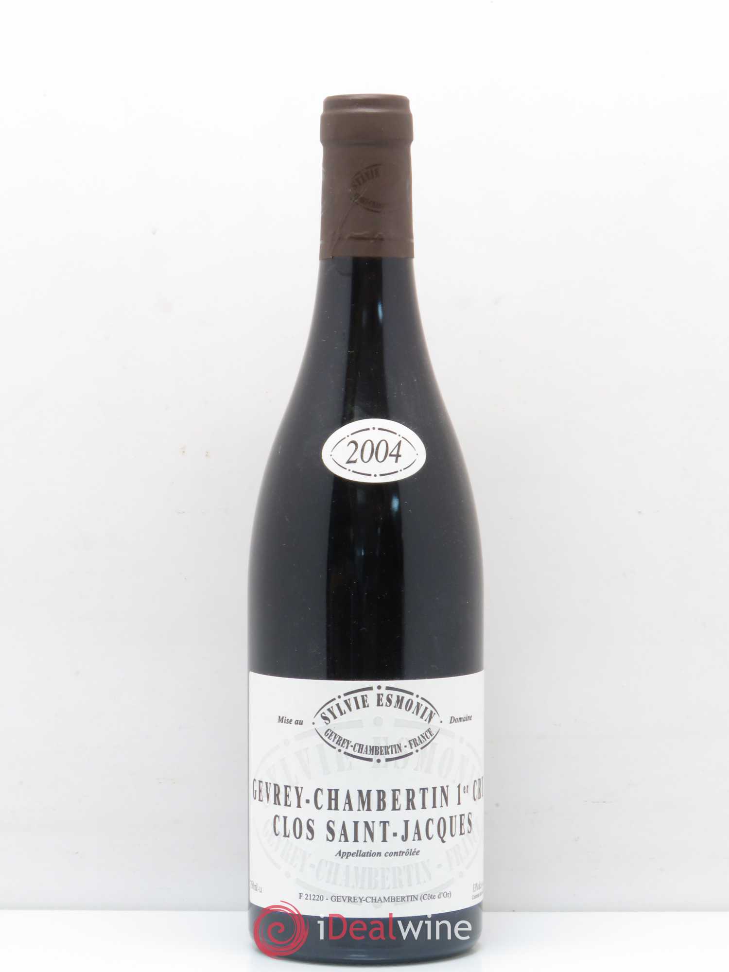 Gevrey-Chambertin 1er Cru Clos Saint Jacques Sylvie Esmonin 2004 - Lot de 1 bouteille - 0