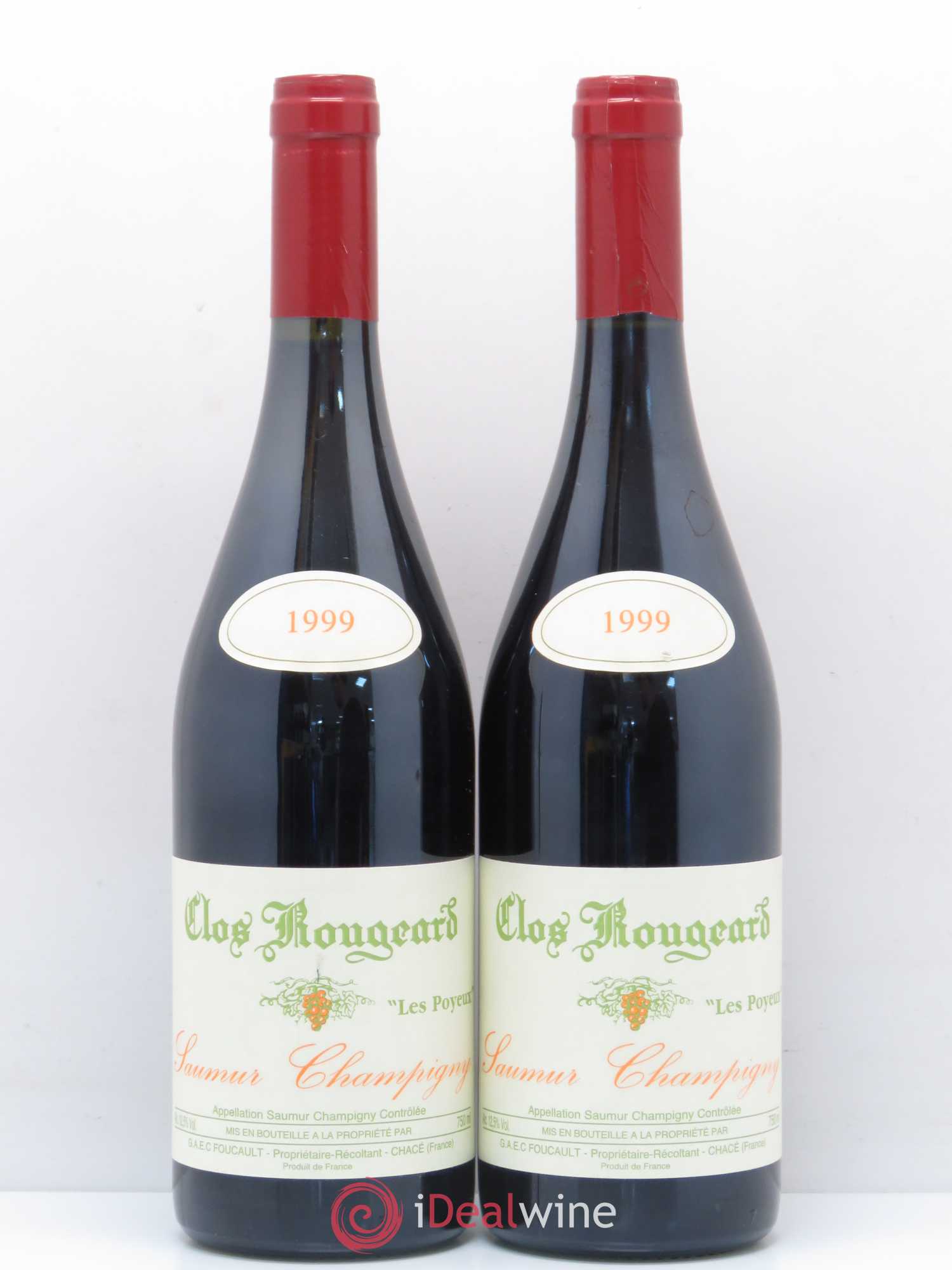 Saumur-Champigny Les Poyeux Clos Rougeard 1999 - Lot de 2 bouteilles - 0