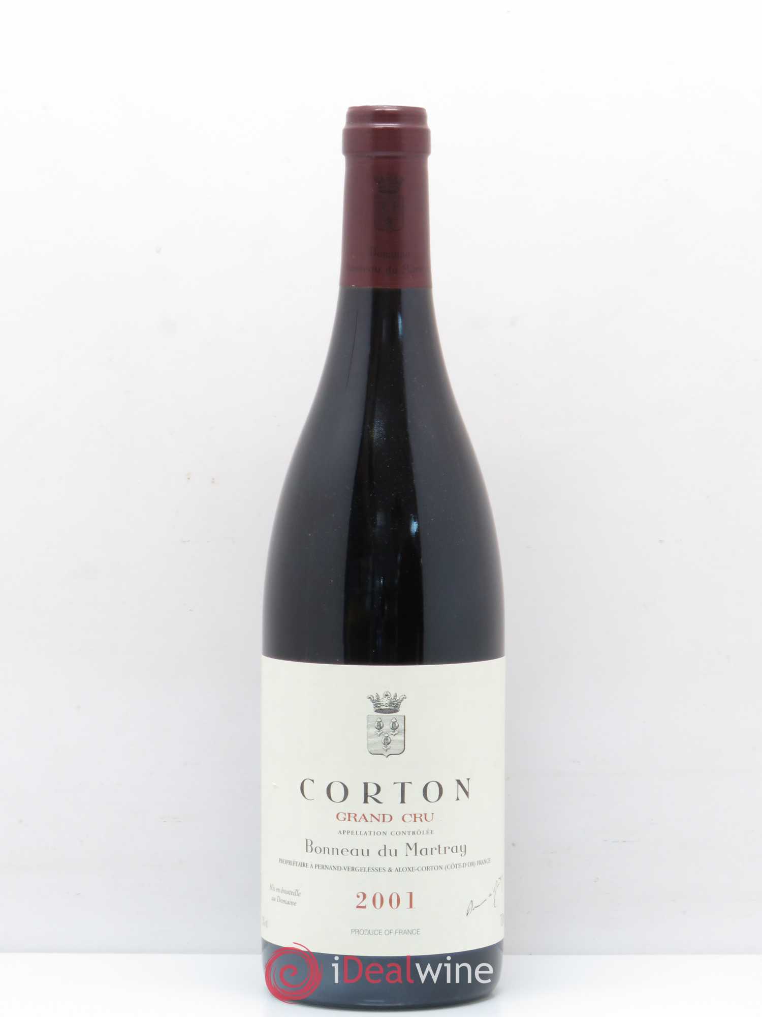 Corton Grand Cru Bonneau du Martray (Domaine) 2001 - Lot de 1 bouteille - 0