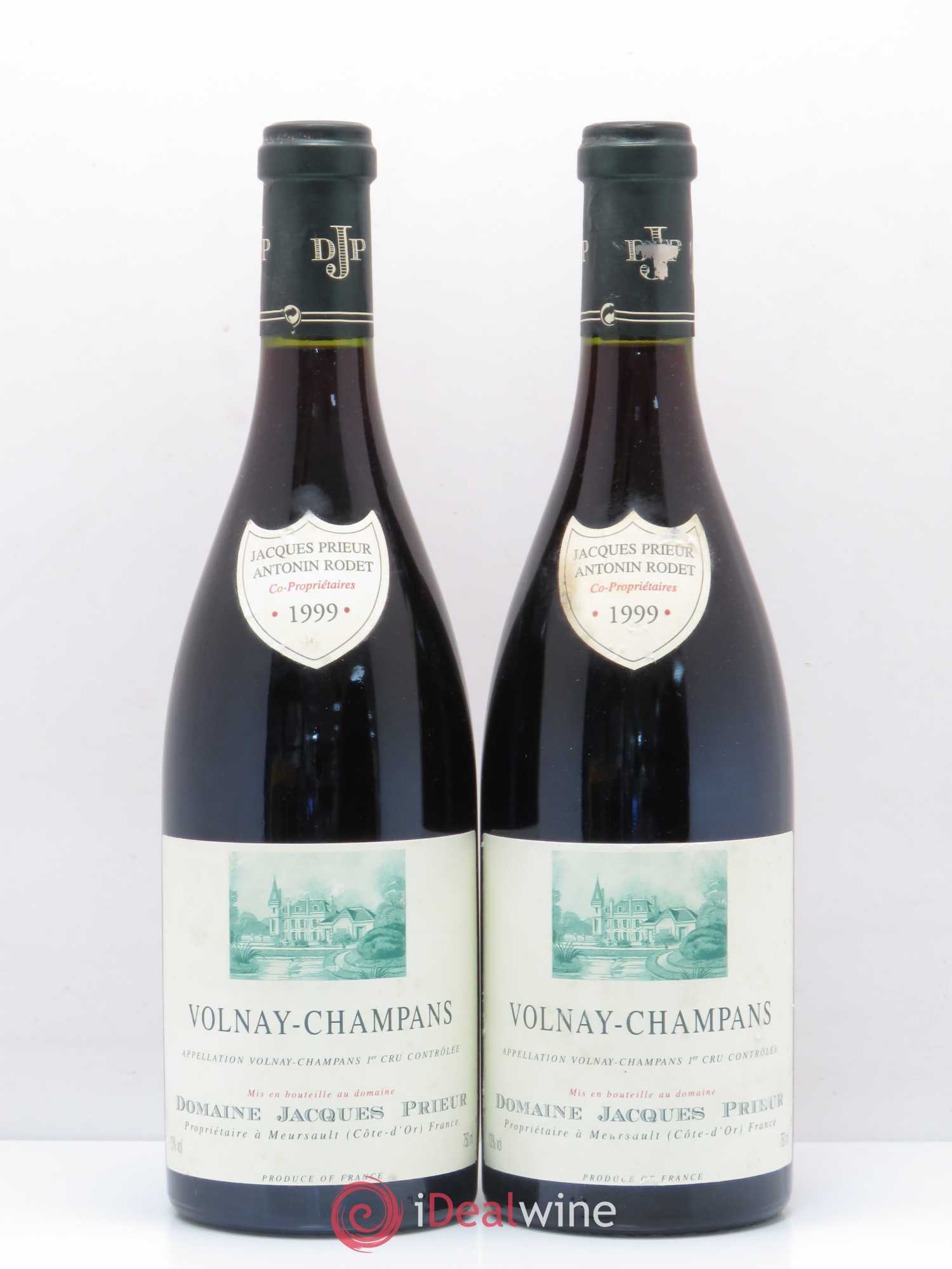 Volnay 1er Cru Champans Jacques Prieur (Domaine) 1999 - Lot de 2 bouteilles - 0