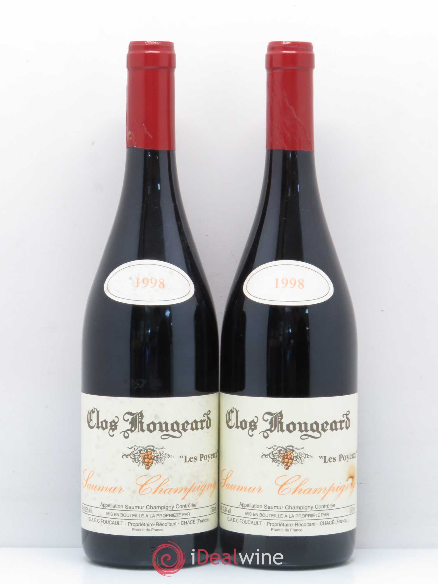 Saumur-Champigny Les Poyeux Clos Rougeard 1998 - Lot de 2 bouteilles - 0