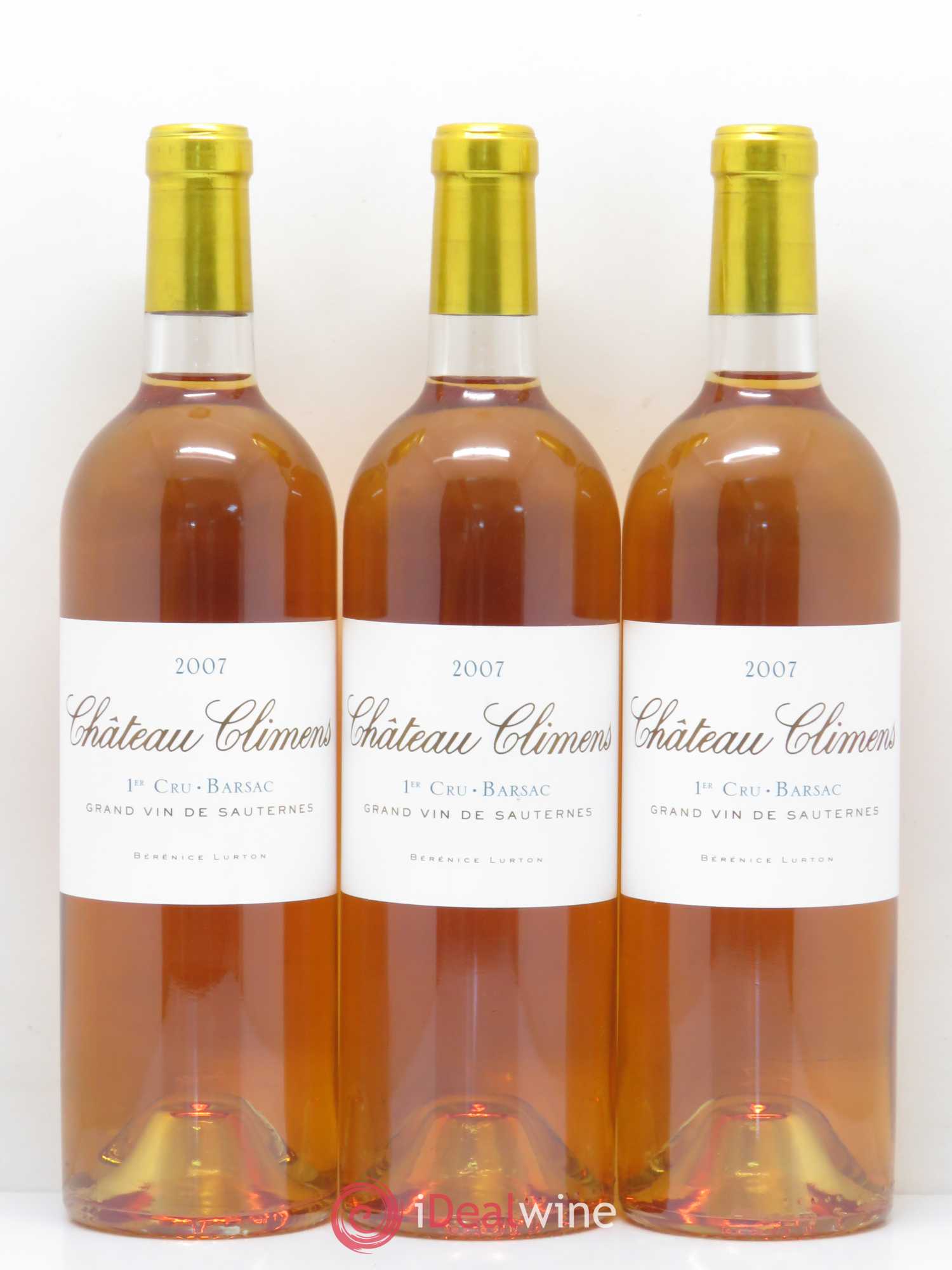Château Climens 1er Grand Cru Classé 2007 - Lotto di 3 bottiglie - 0