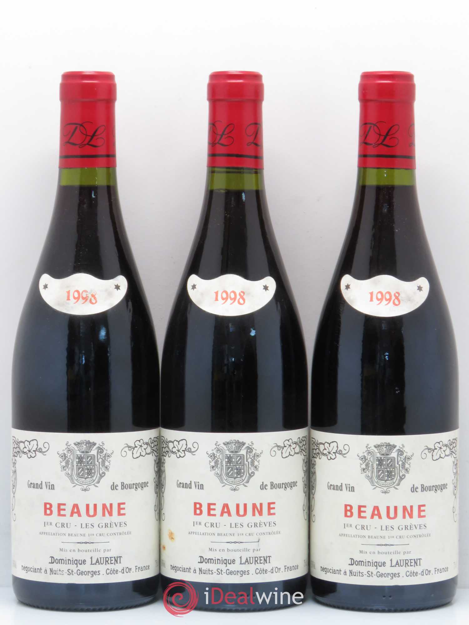 Beaune 1er Cru 1998 - Lot de 3 bouteilles - 0