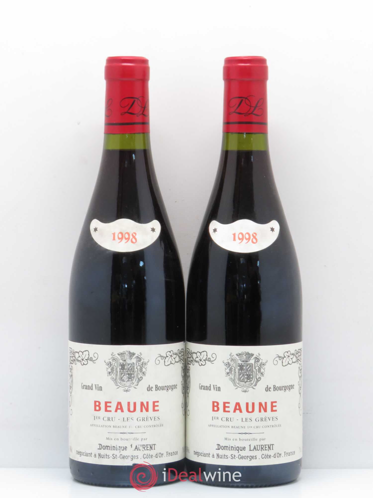 Beaune 1er Cru 1998 - Lot de 2 bouteilles - 0