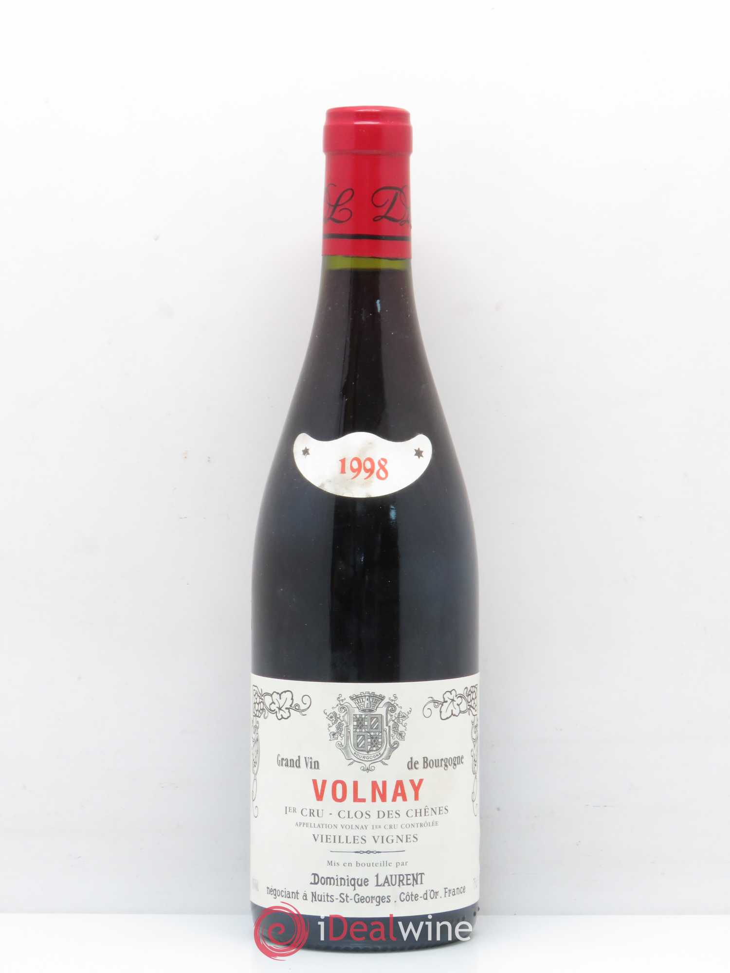 Volnay 1er Cru Clos des Chênes Vieilles Vignes Dominique Laurent 1998 - Lot de 1 bouteille - 0