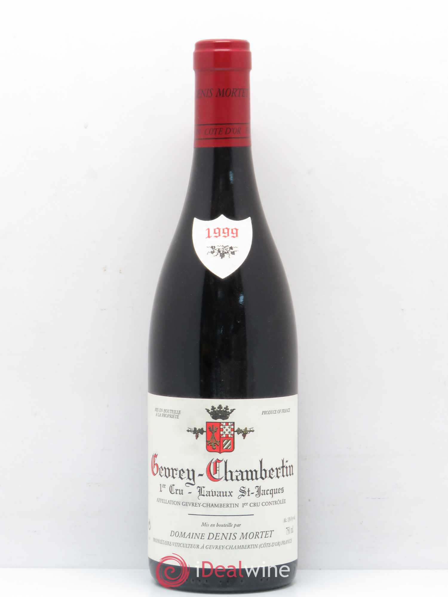Gevrey-Chambertin 1er Cru Lavaux Saint Jacques Denis Mortet (Domaine) 1999 - Lot de 1 bouteille - 0