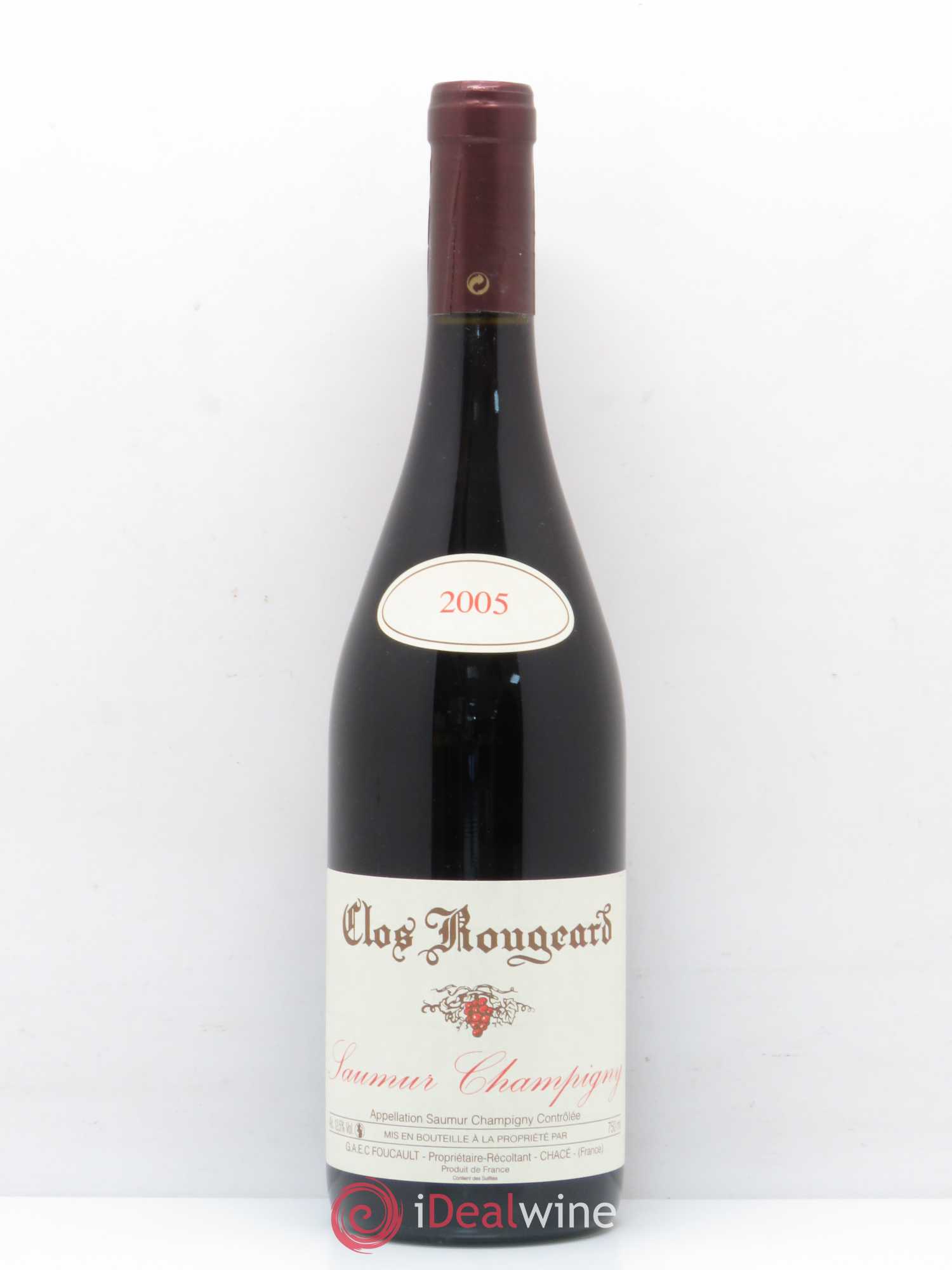 Saumur-Champigny Clos Rougeard 2005 - Lot de 1 bouteille - 0