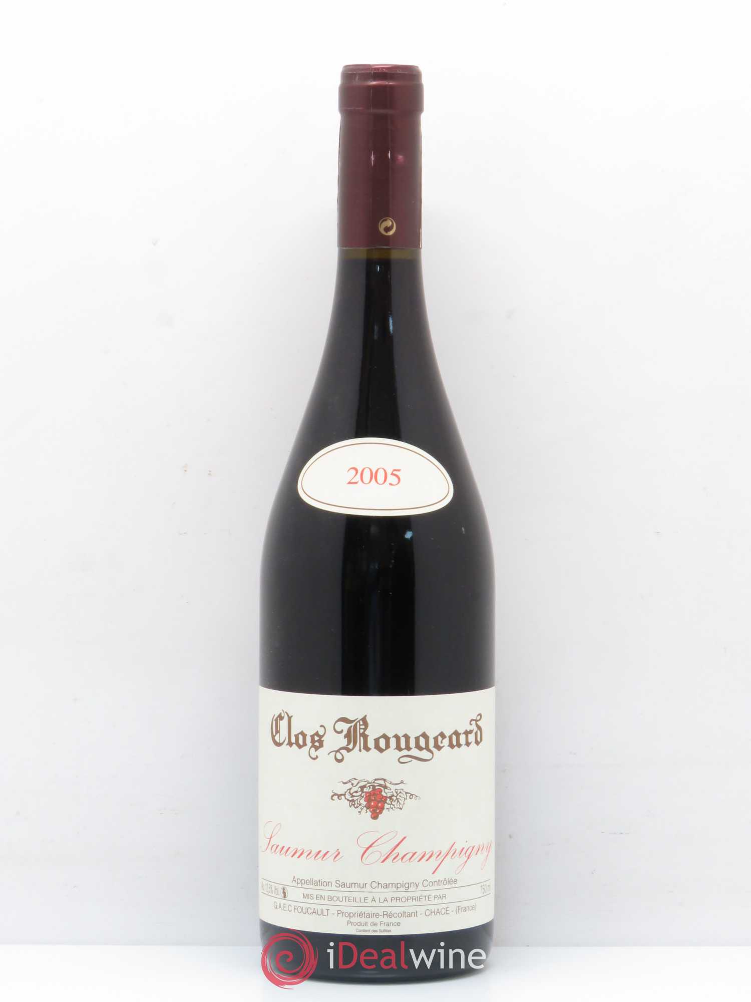 Saumur-Champigny Clos Rougeard 2005 - Lot de 1 bouteille - 0