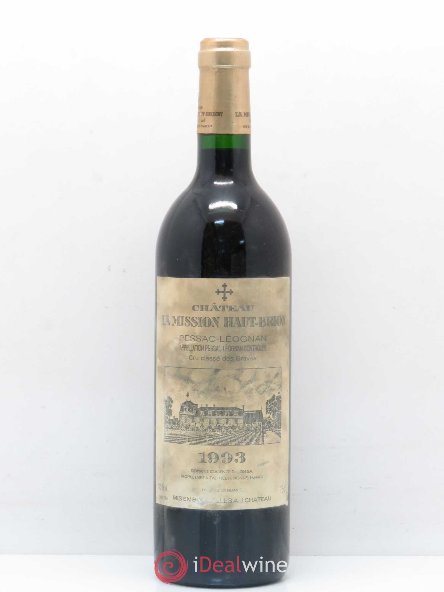 Château la Mission Haut-Brion Cru Classé de Graves 1993 - Lot de 1 bouteille - 0