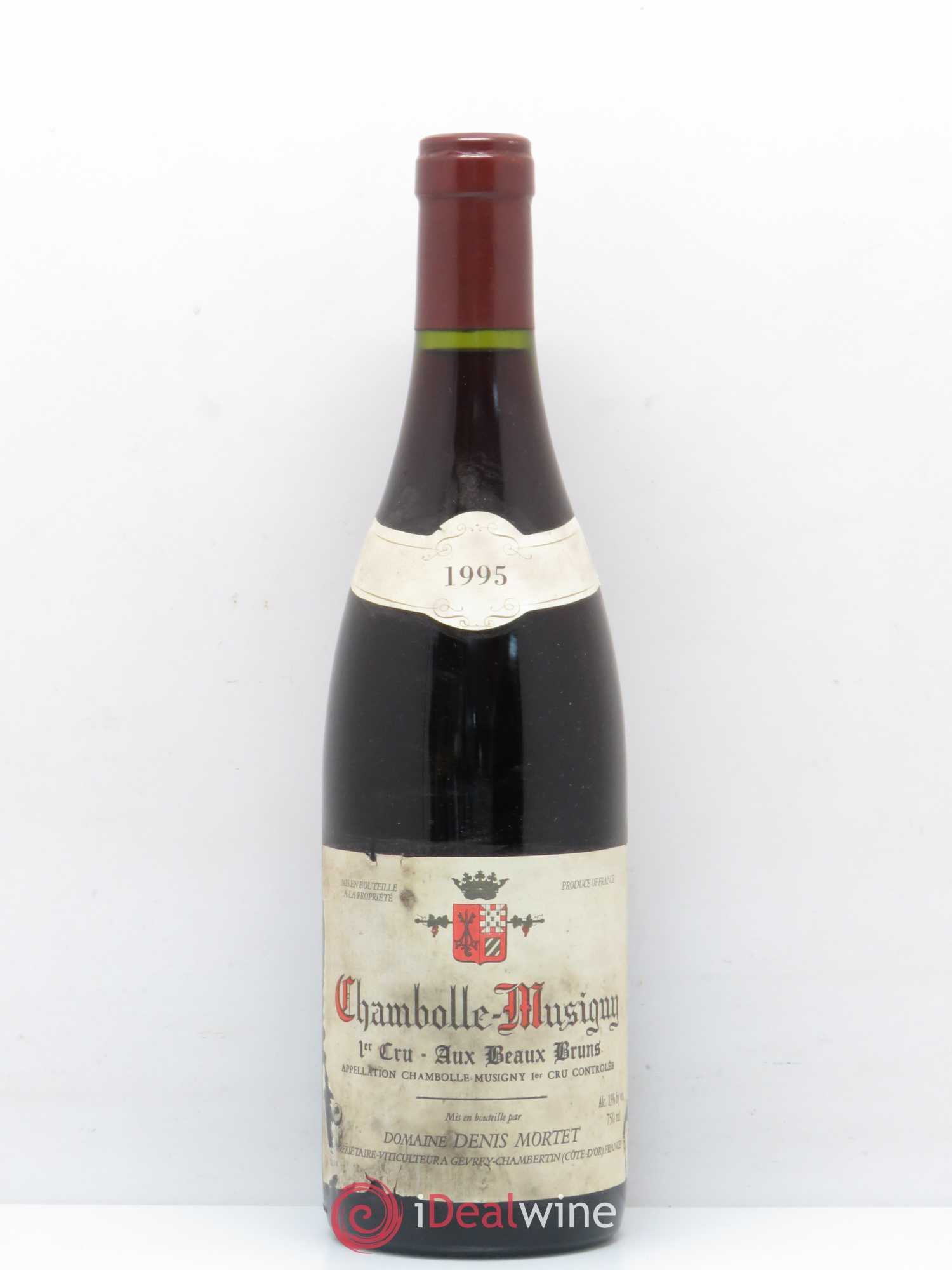 Chambolle-Musigny 1er Cru Aux Beaux Bruns Denis Mortet (Domaine) 1995 - Lot de 1 bouteille - 0