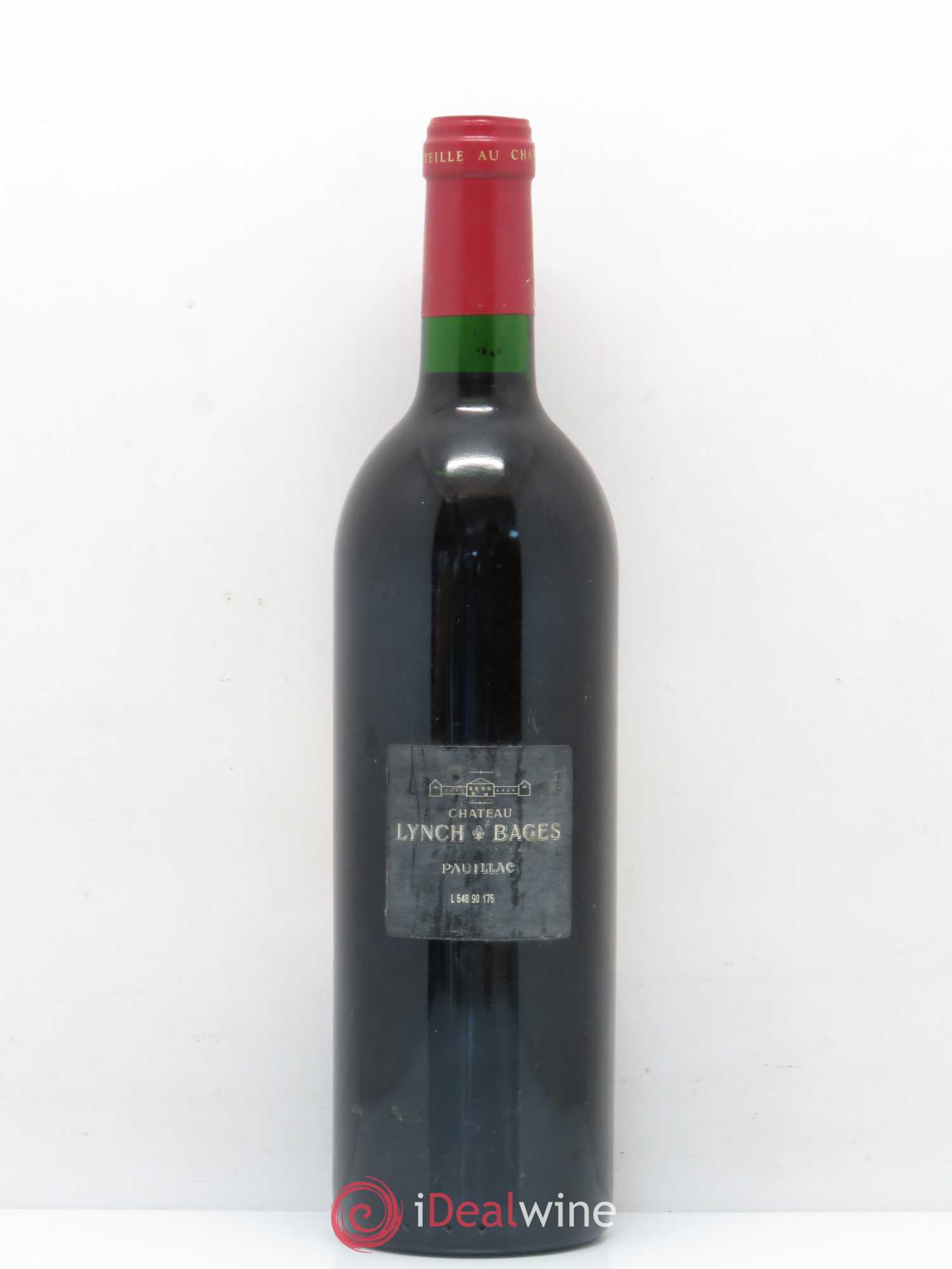 Château Lynch Bages 5ème Grand Cru Classé 1990 - Lot de 1 bouteille - 1