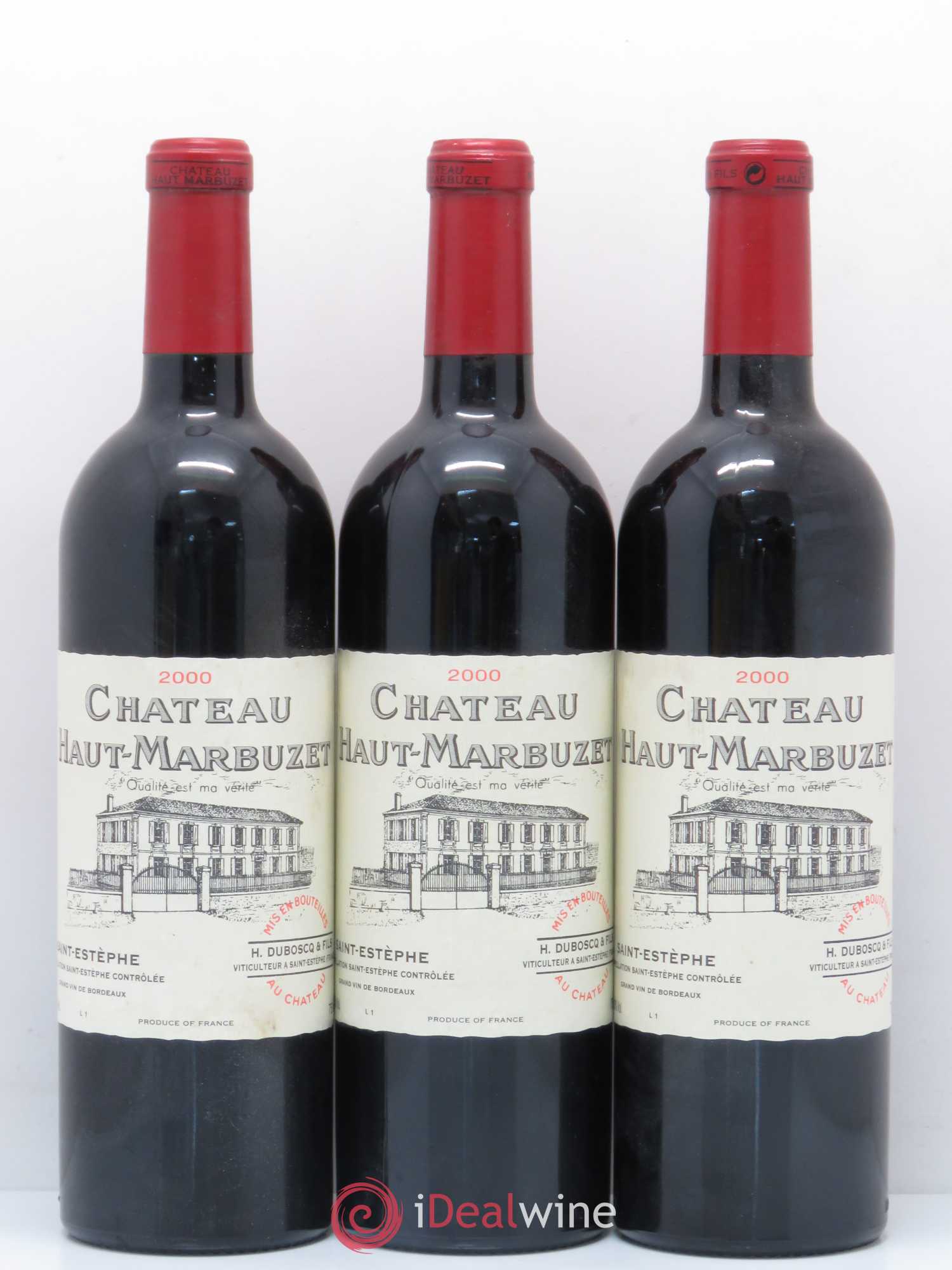Château Haut Marbuzet 2000 - Lot de 6 bouteilles - 2