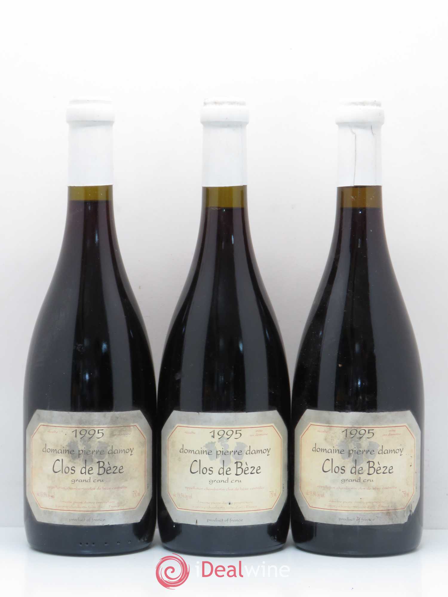 Chambertin Clos de Bèze Grand Cru Pierre Damoy 1995 - Lot de 3 bouteilles - 0
