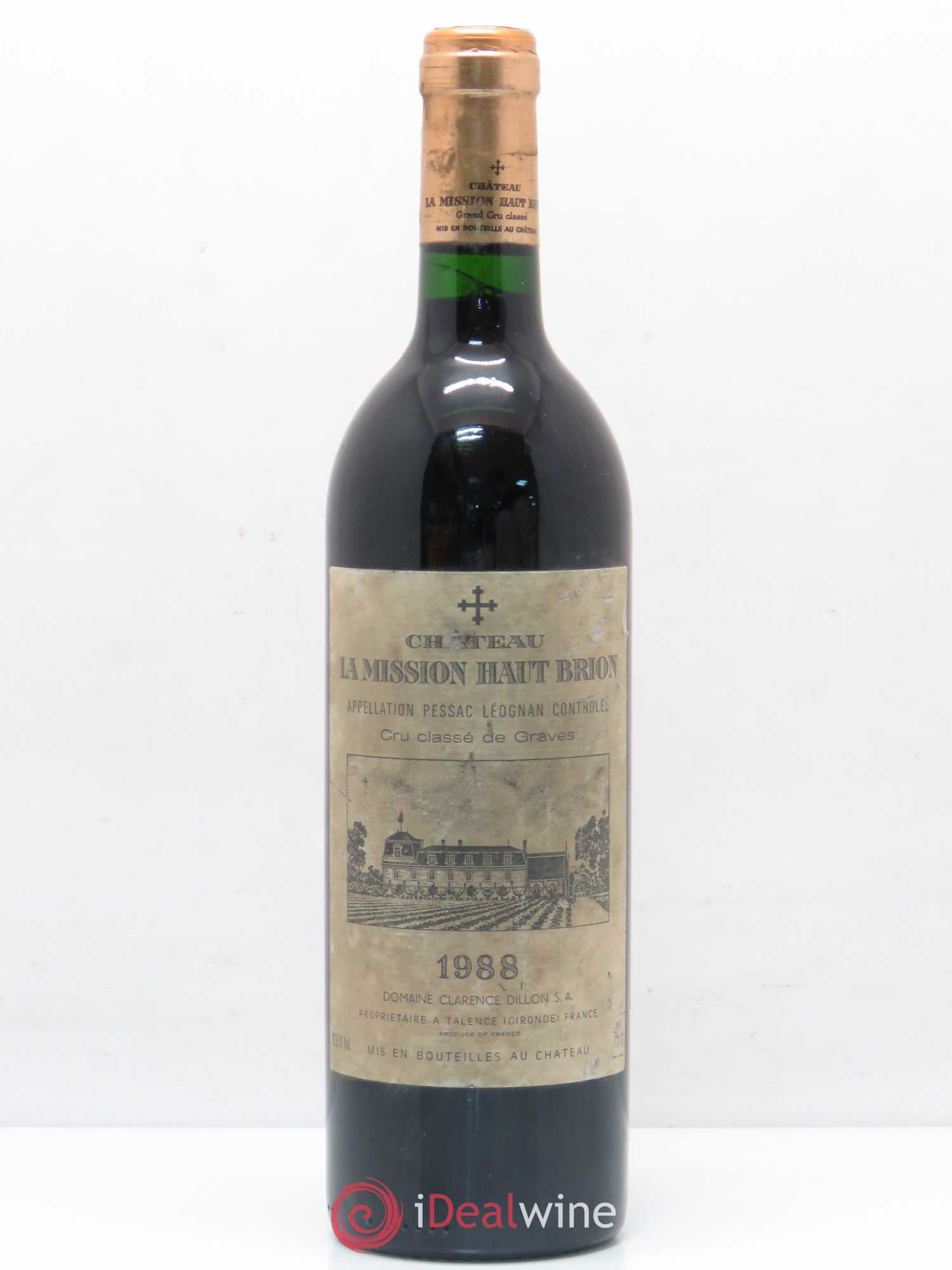 Château la Mission Haut-Brion Cru Classé de Graves 1988 - Lot de 1 bouteille - 0
