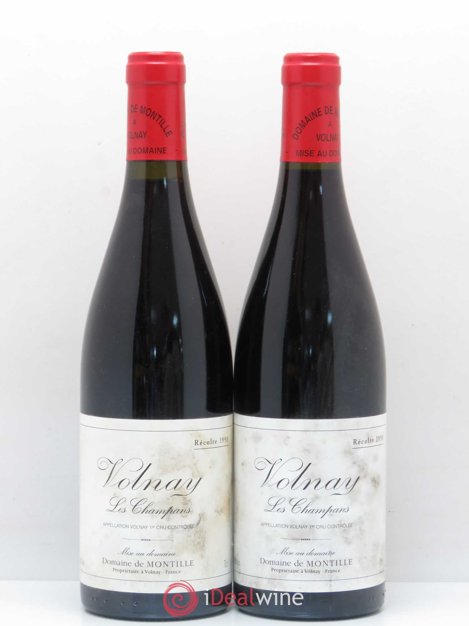 Volnay 1er Cru Les Champans De Montille (Domaine) 1998 - Lot de 2 bouteilles - 0