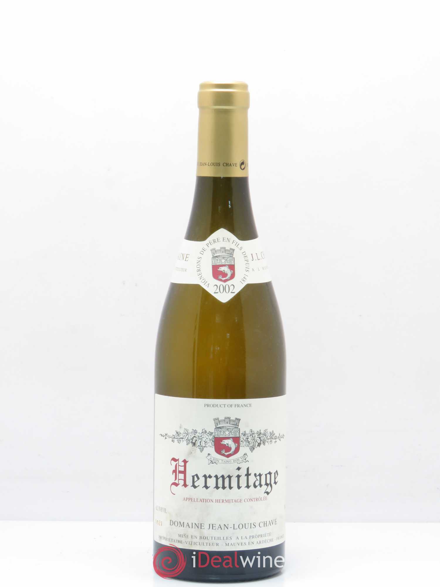 Hermitage Jean-Louis Chave 2002 - Lot de 1 bouteille - 0