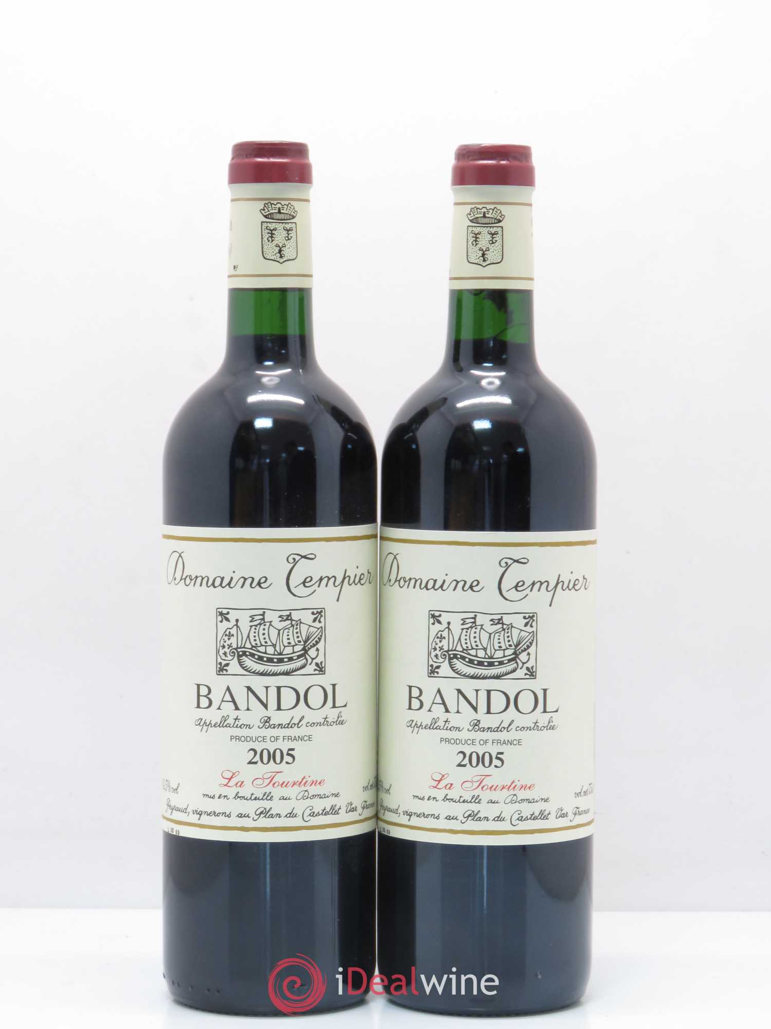 Bandol Domaine Tempier La Tourtine Famille Peyraud 2005 - Lot de 2 bouteilles - 0