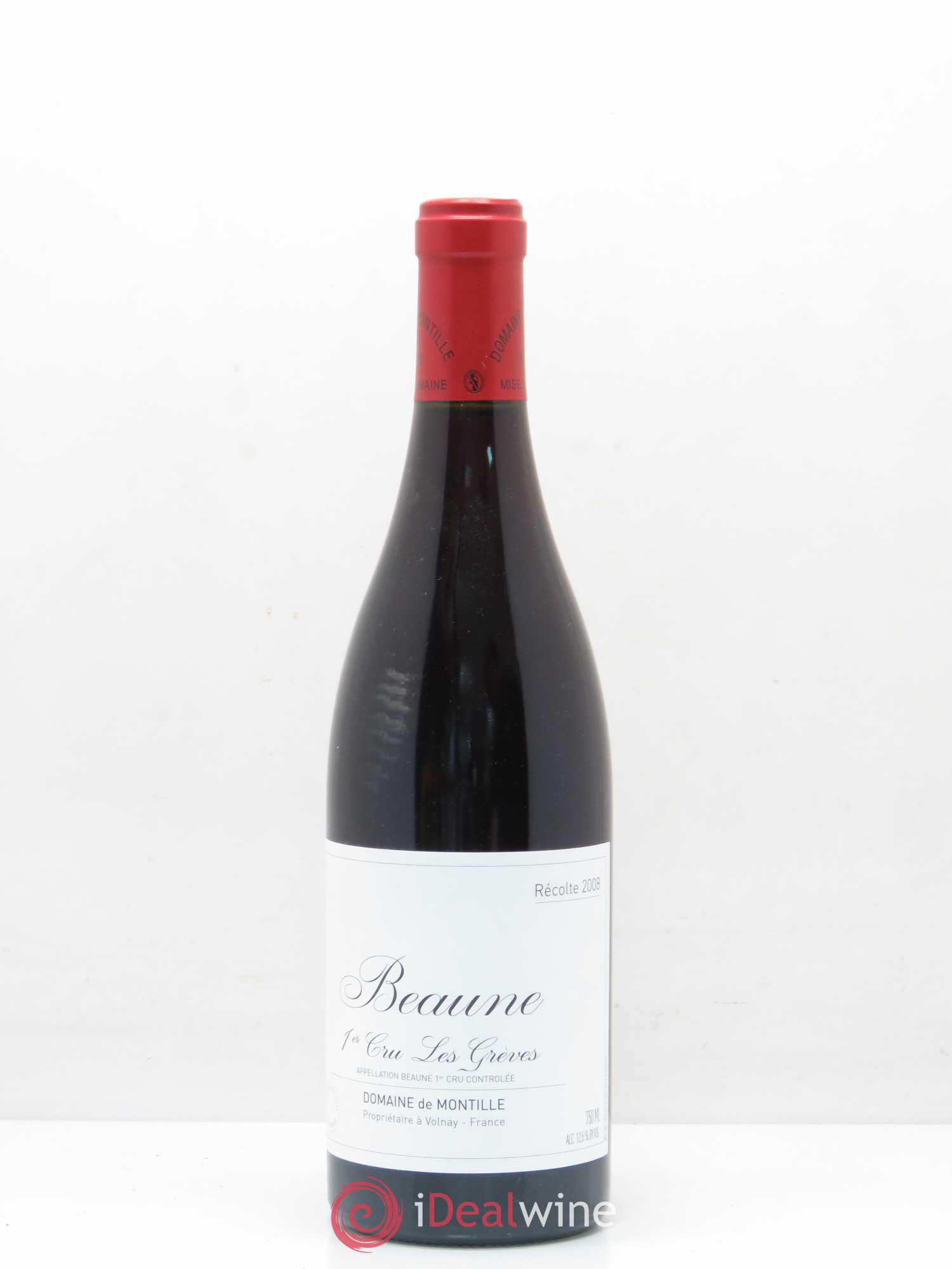 Beaune 1er Cru Les Grèves De Montille (Domaine) 2008 - Posten von 1 Flasche - 0