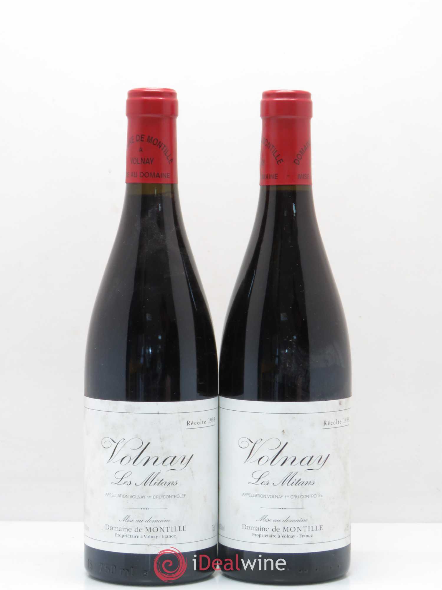 Volnay 1er Cru Les Mitans De Montille (Domaine) 1999 - Lot de 2 bouteilles - 0
