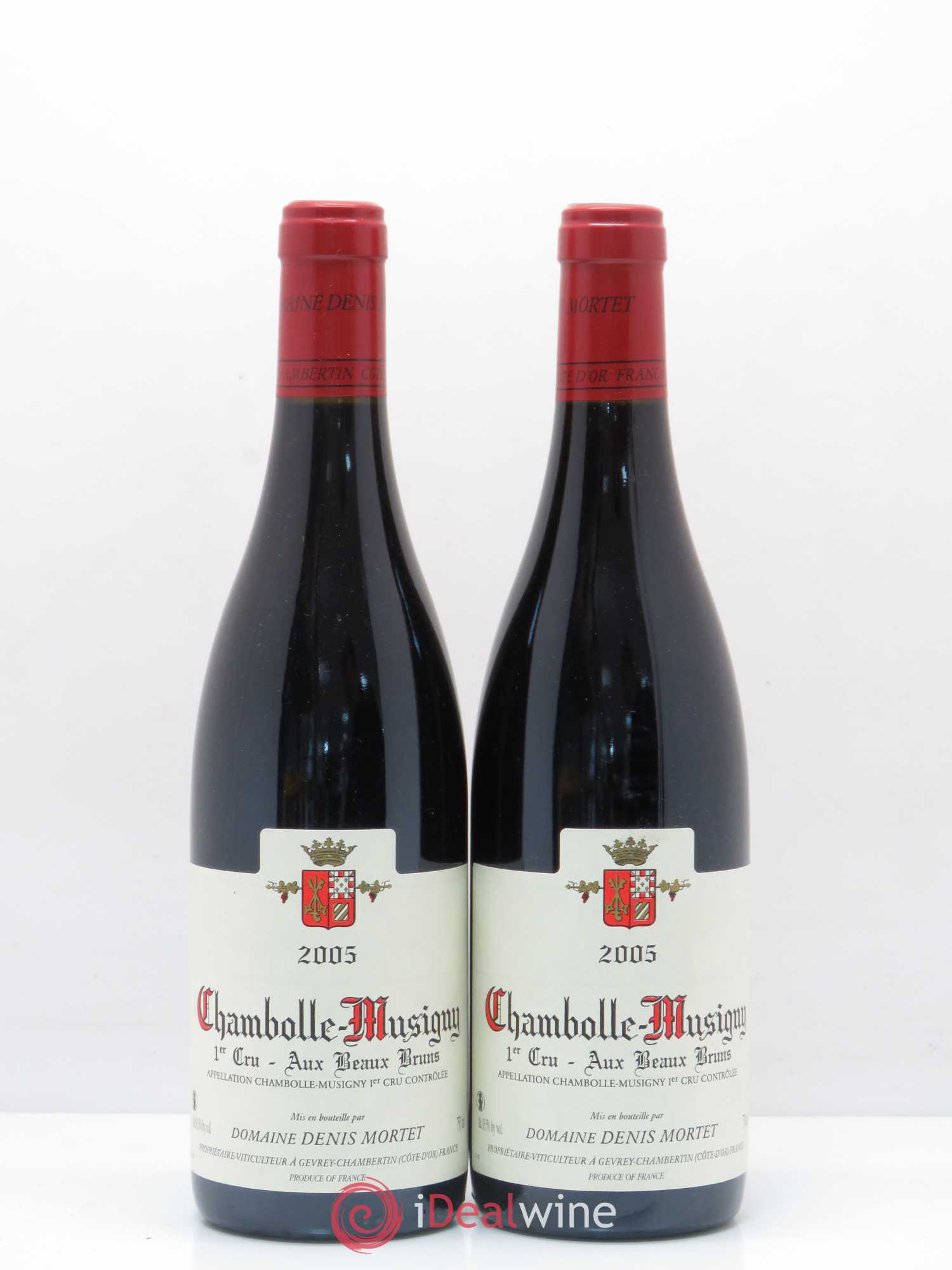 Chambolle-Musigny 1er Cru Aux Beaux Bruns Denis Mortet (Domaine) 2005 - Lot de 2 bouteilles - 0