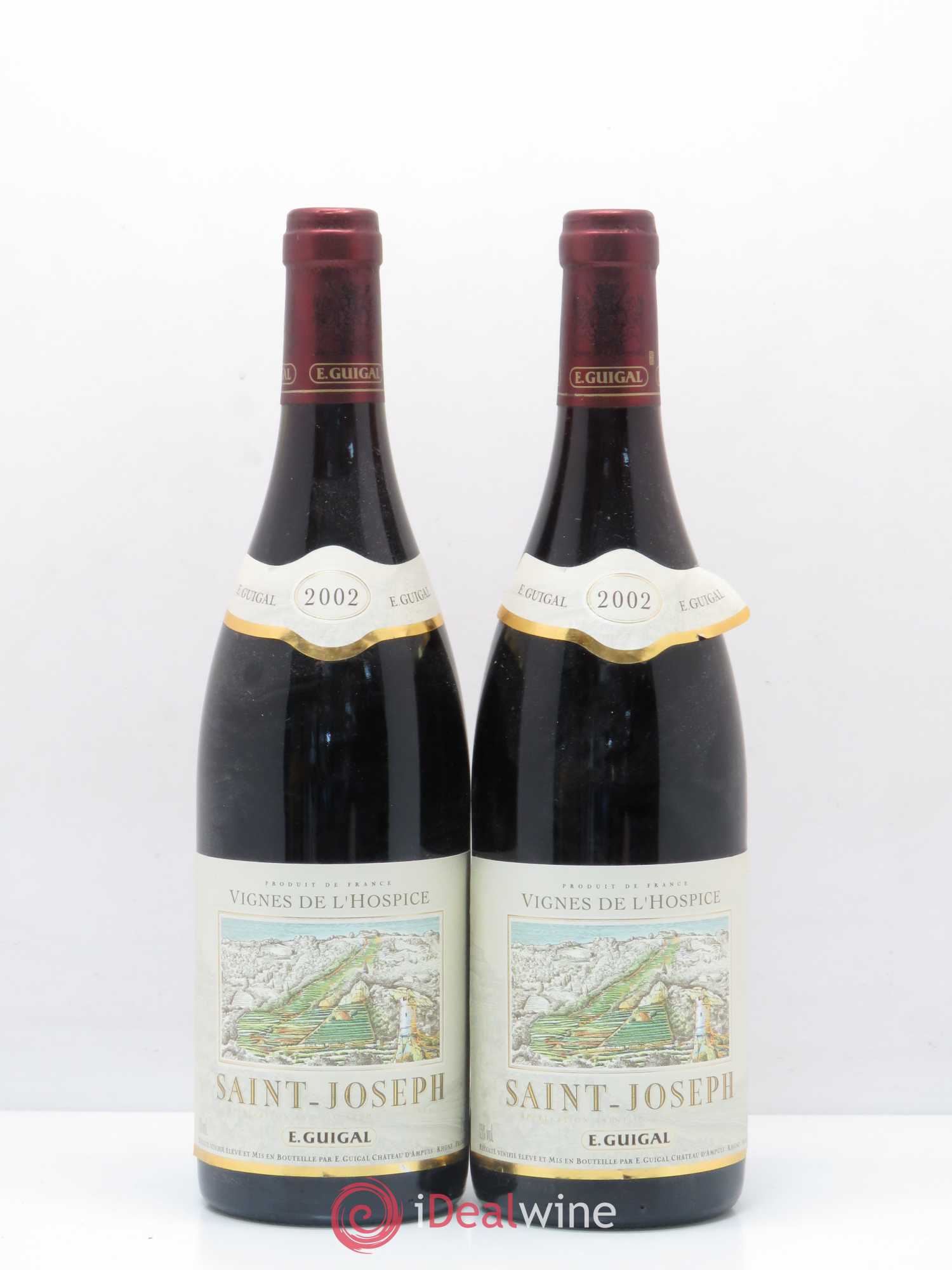 Saint-Joseph Vignes de l'Hospice Guigal 2002 - Lot de 2 bouteilles - 0