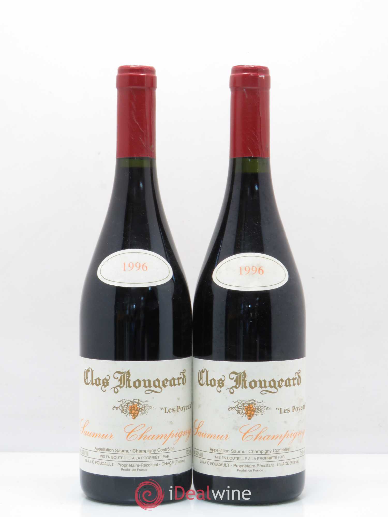 Saumur-Champigny Les Poyeux Clos Rougeard 1996 - Lot de 2 bouteilles - 0