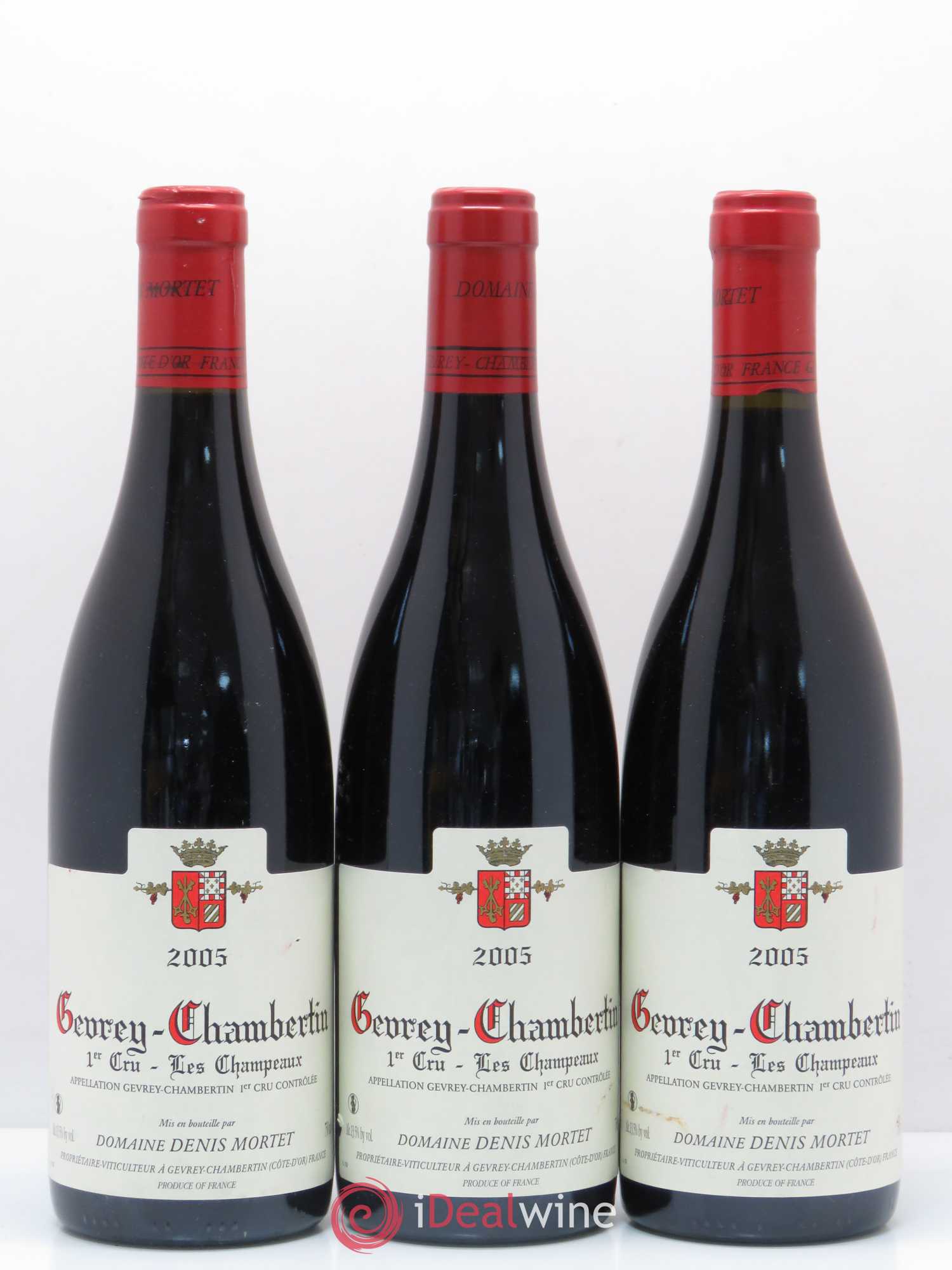 Gevrey-Chambertin 1er Cru Les Champeaux Denis Mortet (Domaine) 2005 - Lot de 3 bouteilles - 0