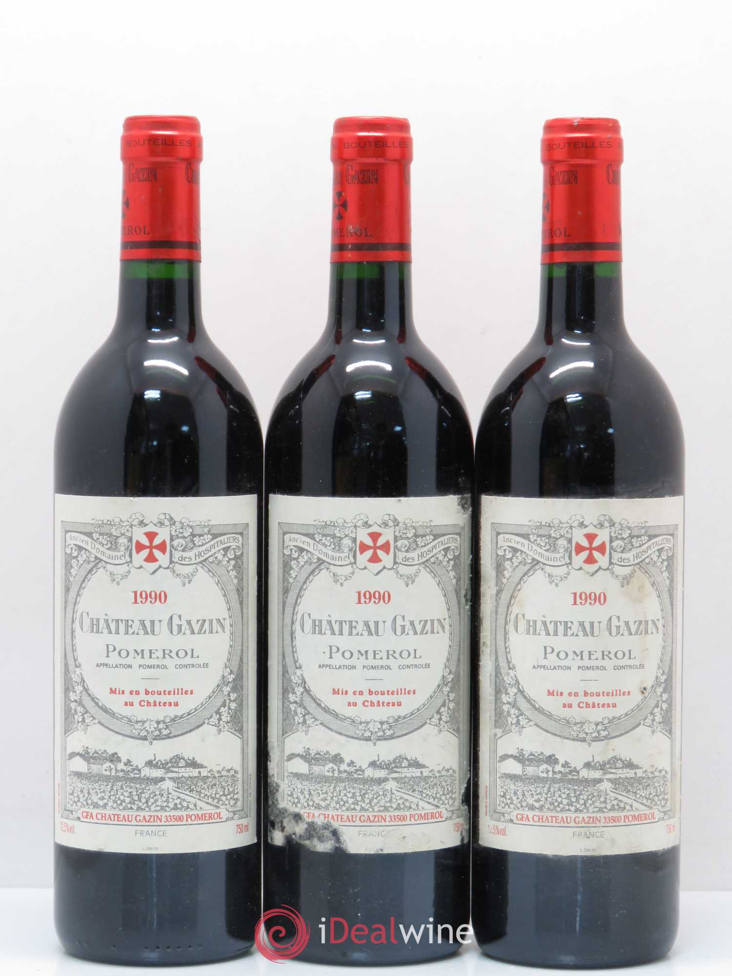 Château Gazin 1990 - Lot de 6 bouteilles - 1
