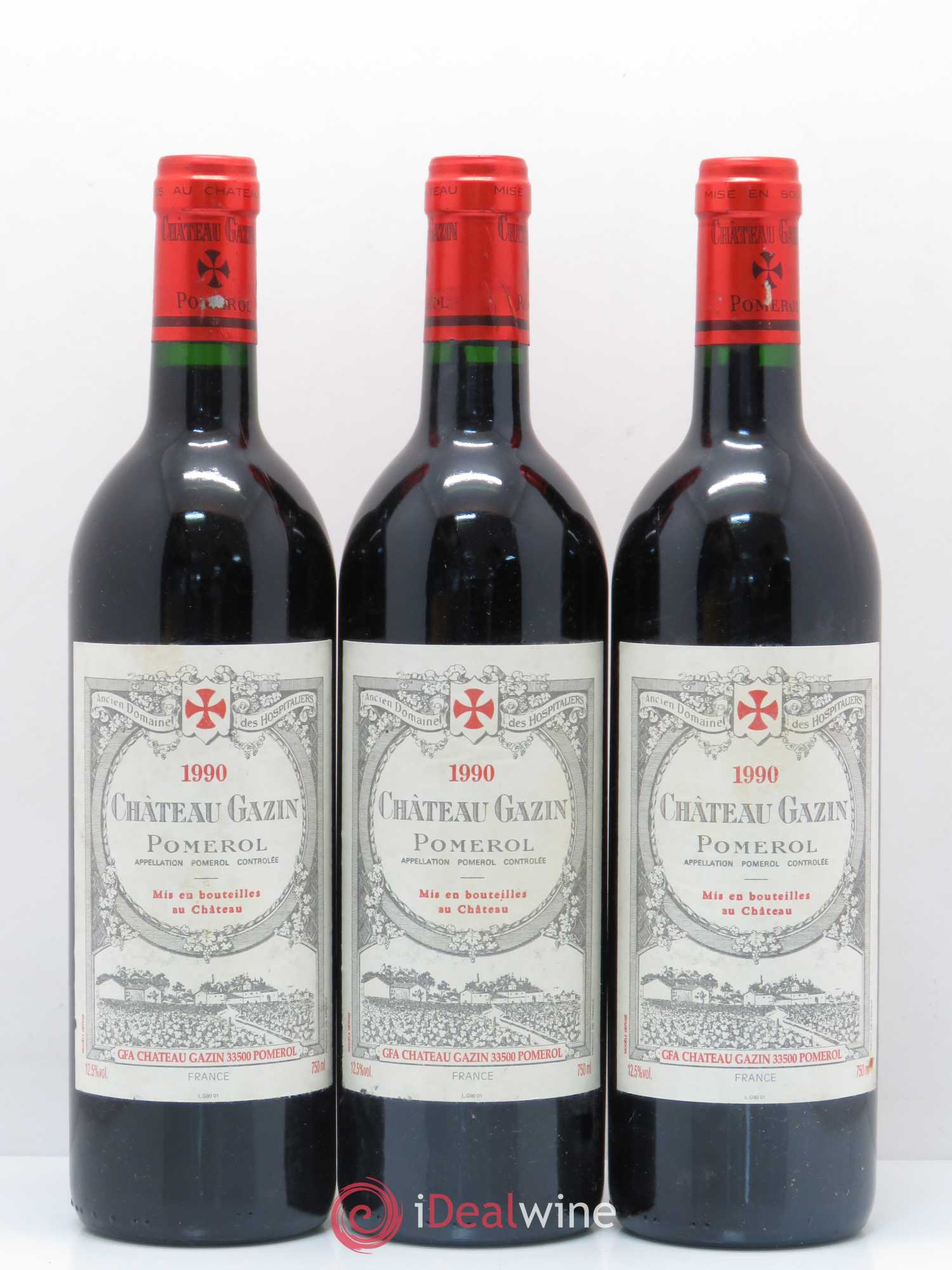 Château Gazin 1990 - Lot de 6 bouteilles - 2