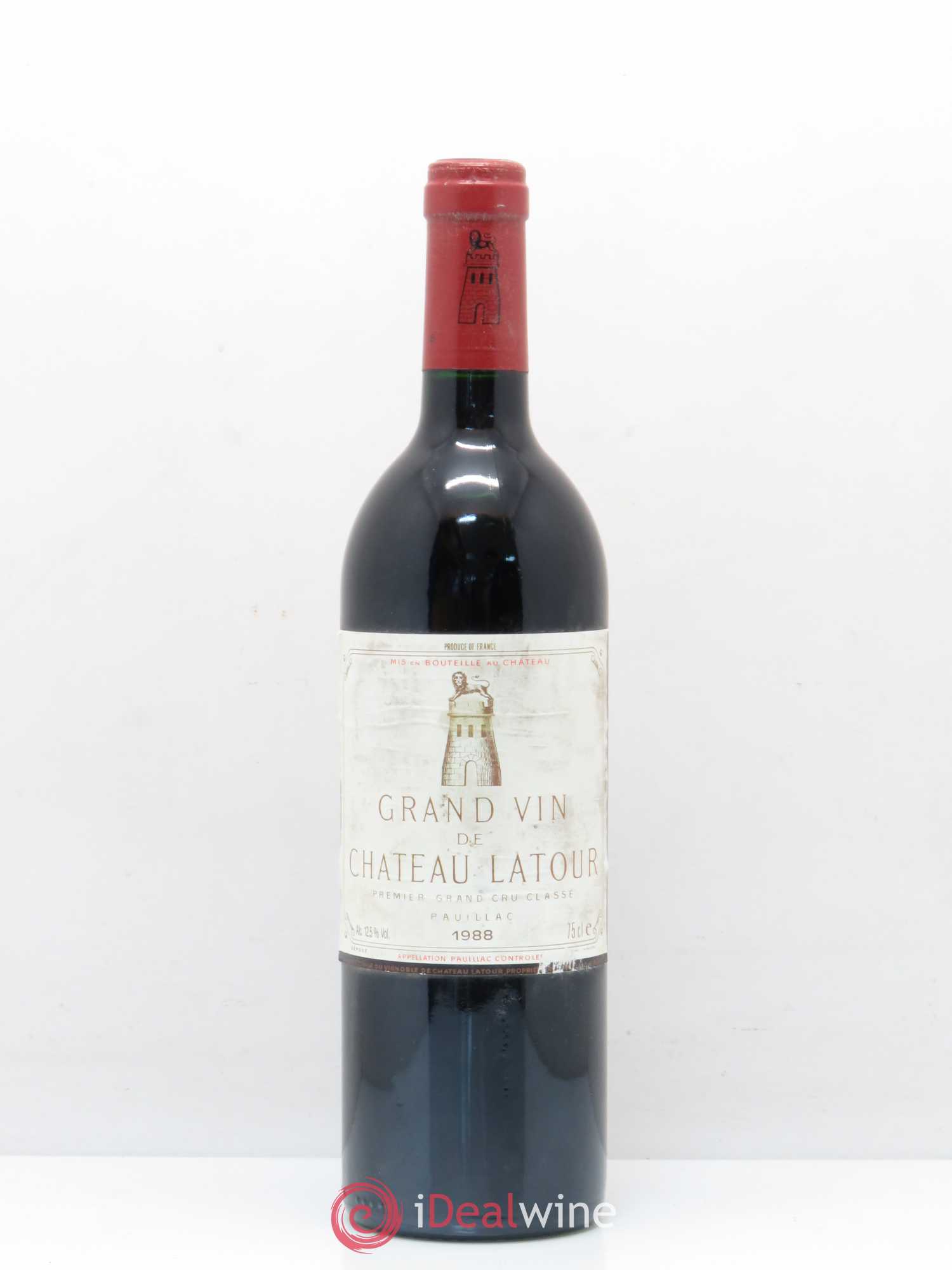 Château Latour 1er Grand Cru Classé 1988 - Lot de 1 bouteille - 0