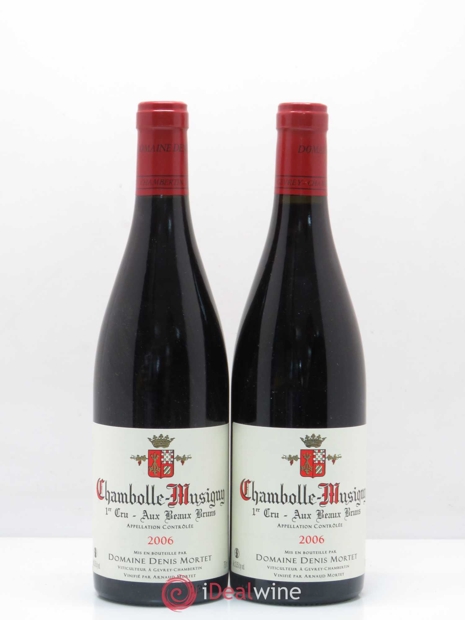 Chambolle-Musigny 1er Cru Aux Beaux Bruns Denis Mortet (Domaine) 2006 - Lot de 2 bouteilles - 0