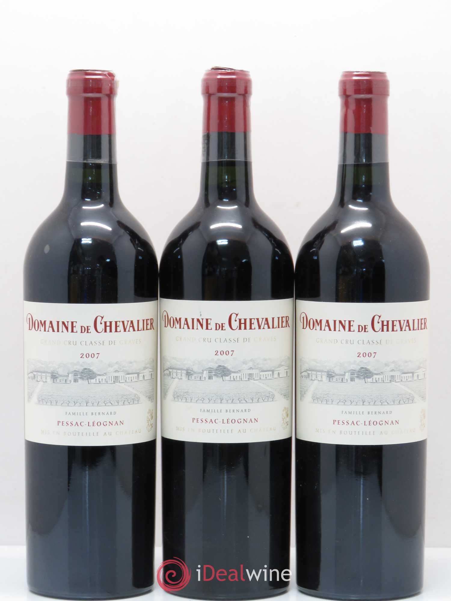 Domaine de Chevalier Cru Classé de Graves 2007 - Lot de 6 bouteilles - 1