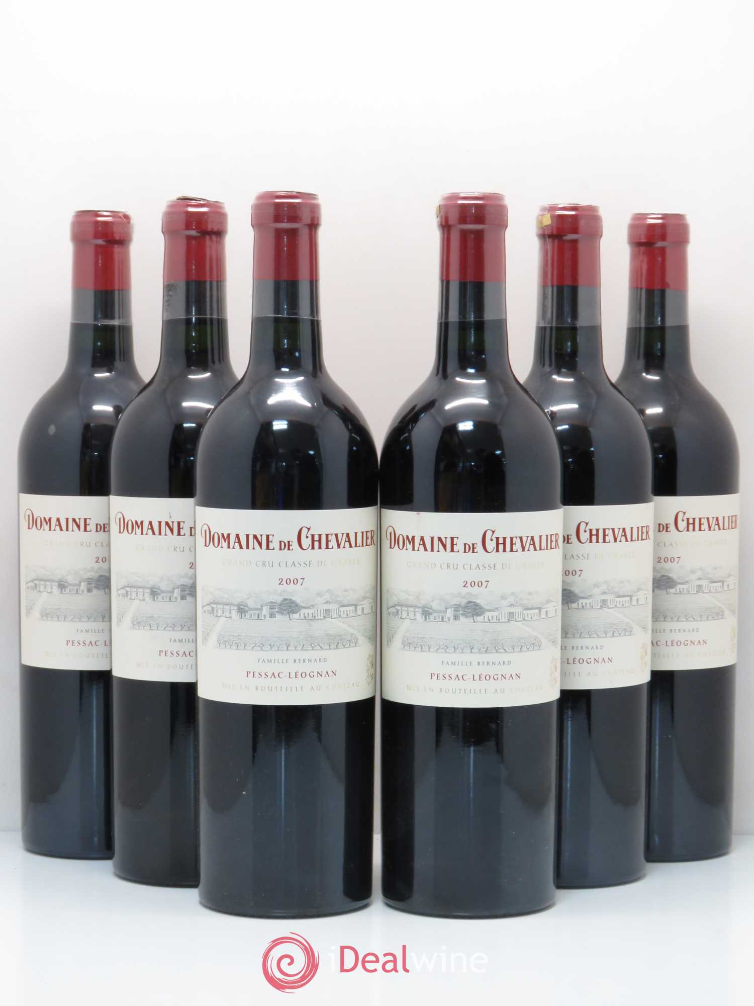 Domaine de Chevalier Cru Classé de Graves 2007 - Lot de 6 bouteilles - 0