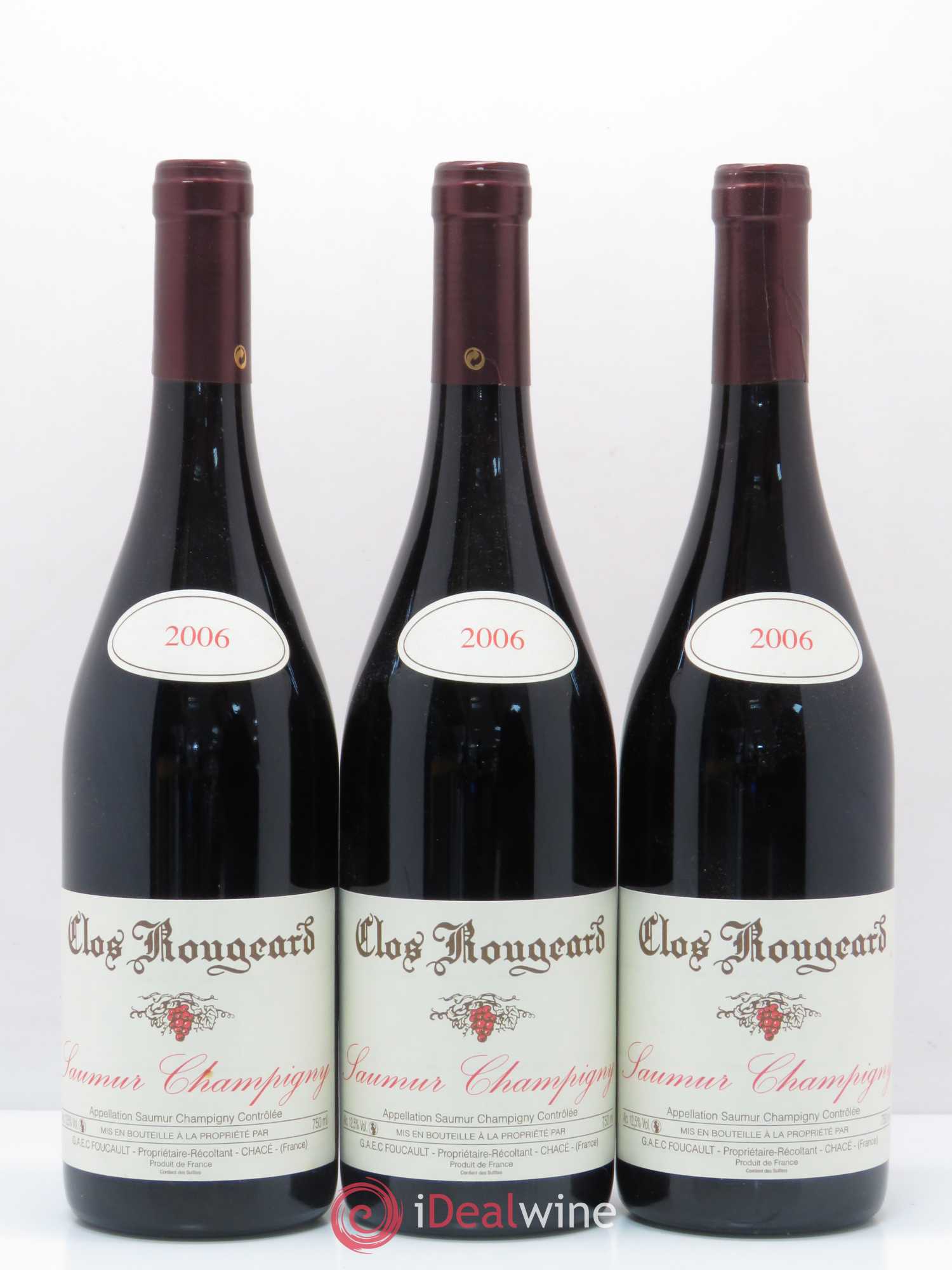 Saumur-Champigny Clos Rougeard 2006 - Lot de 3 bouteilles - 0