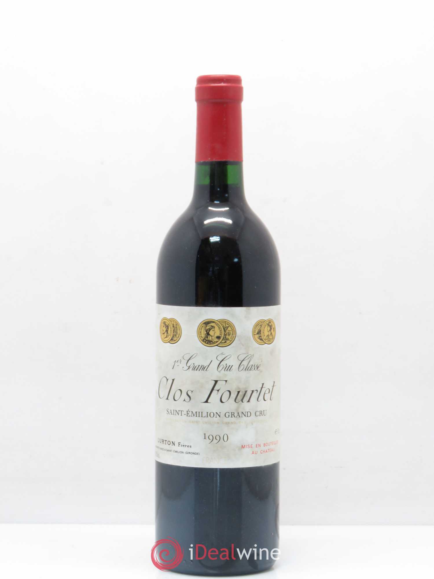 Clos Fourtet 1er Grand Cru Classé B 1990 - Lot de 1 bouteille - 0