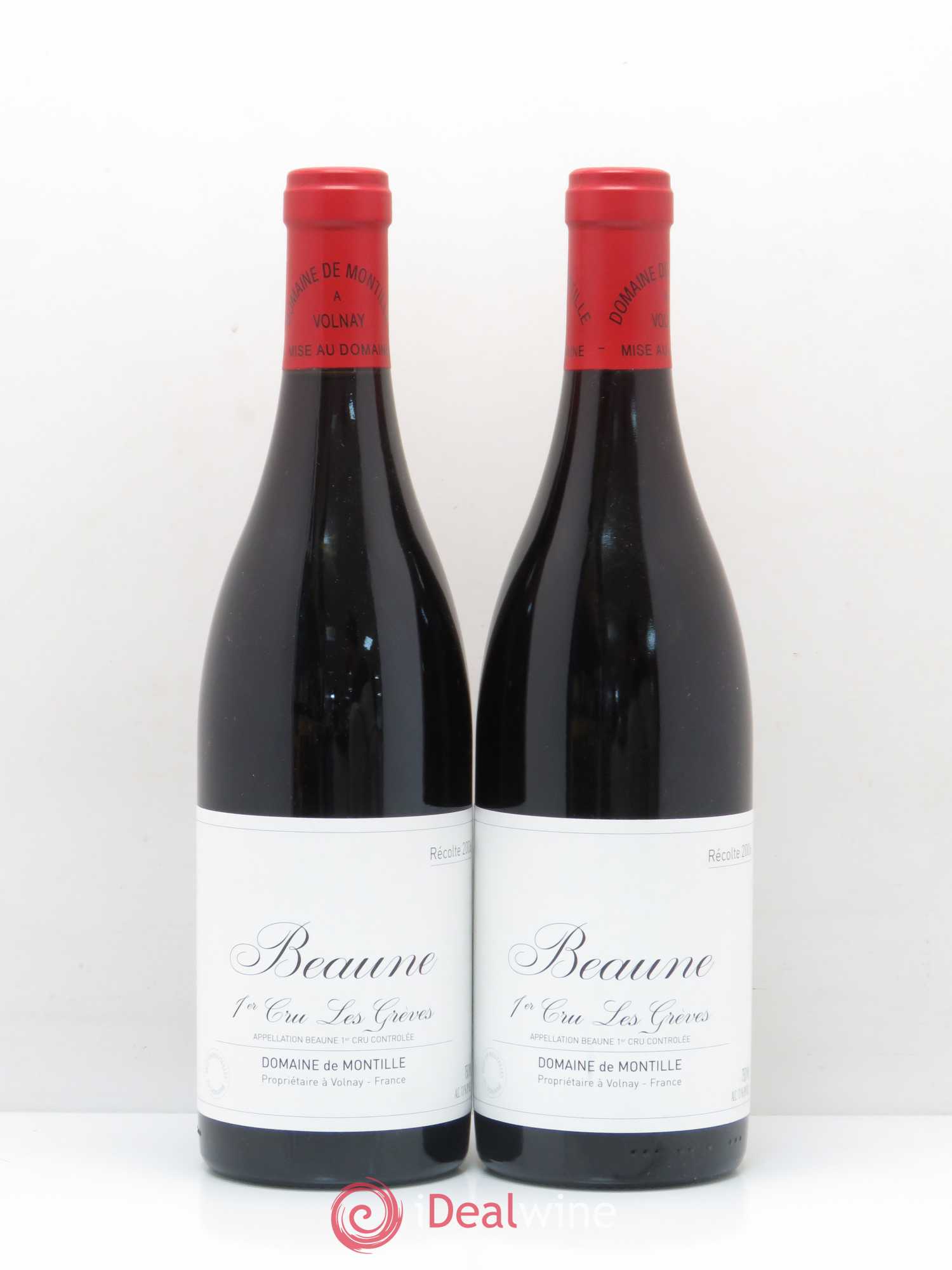 Beaune 1er Cru Les Grèves De Montille (Domaine) 2006 - Lot de 2 bouteilles - 0