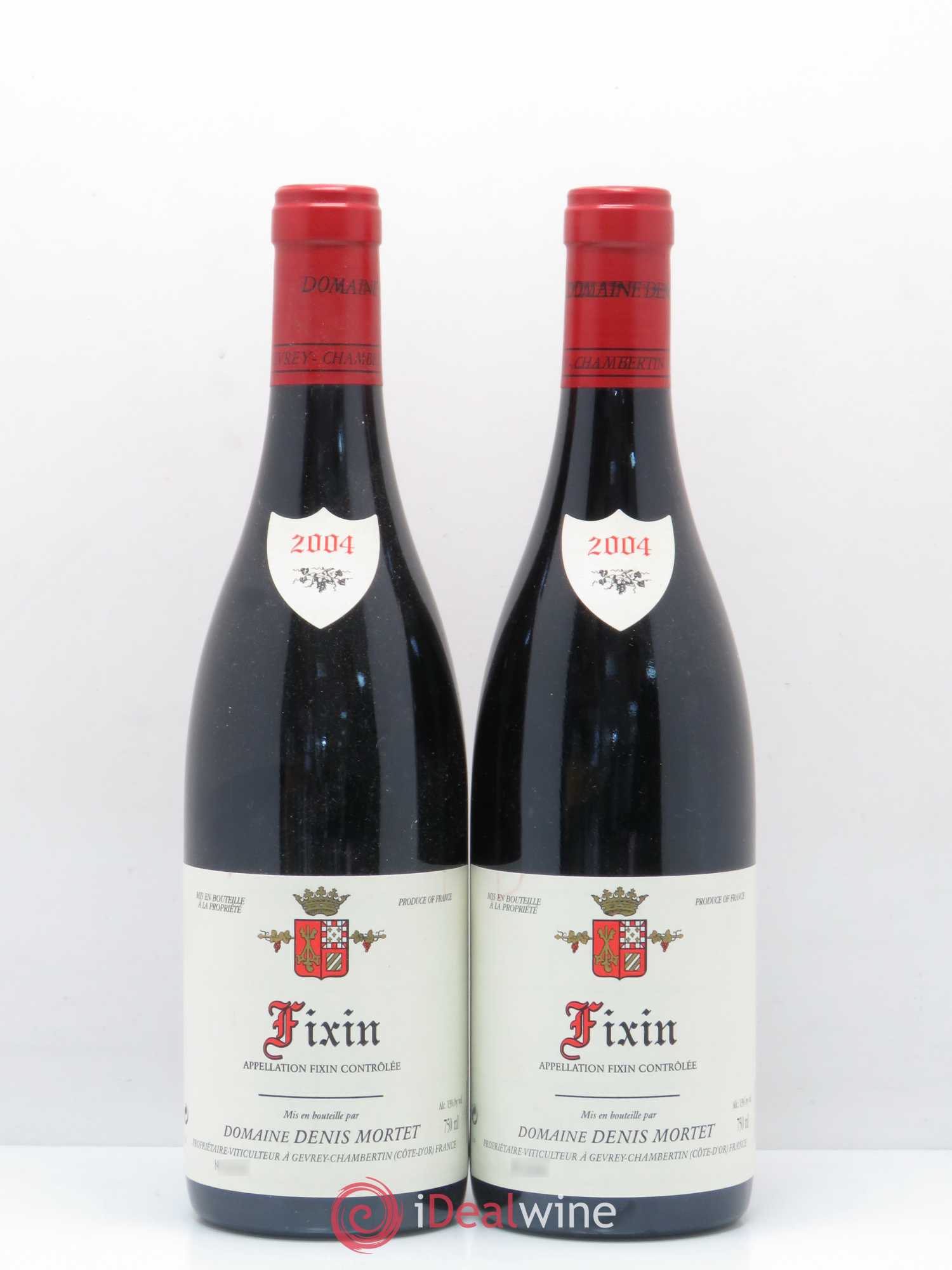 Fixin Vieilles vignes Denis Mortet (Domaine) 2004 - Lot de 2 bouteilles - 0