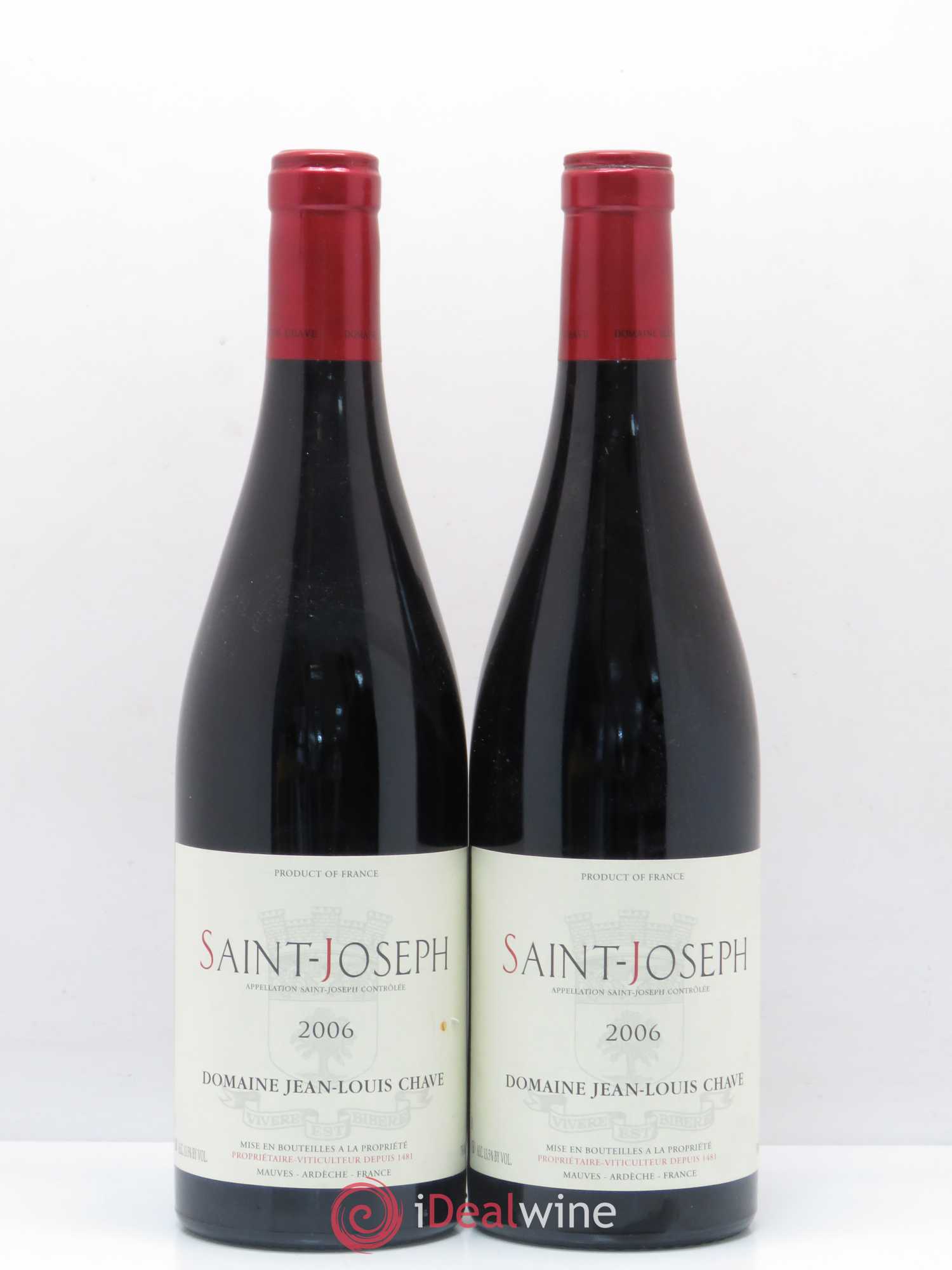 Saint-Joseph Jean-Louis Chave 2006 - Lot de 2 bouteilles - 0