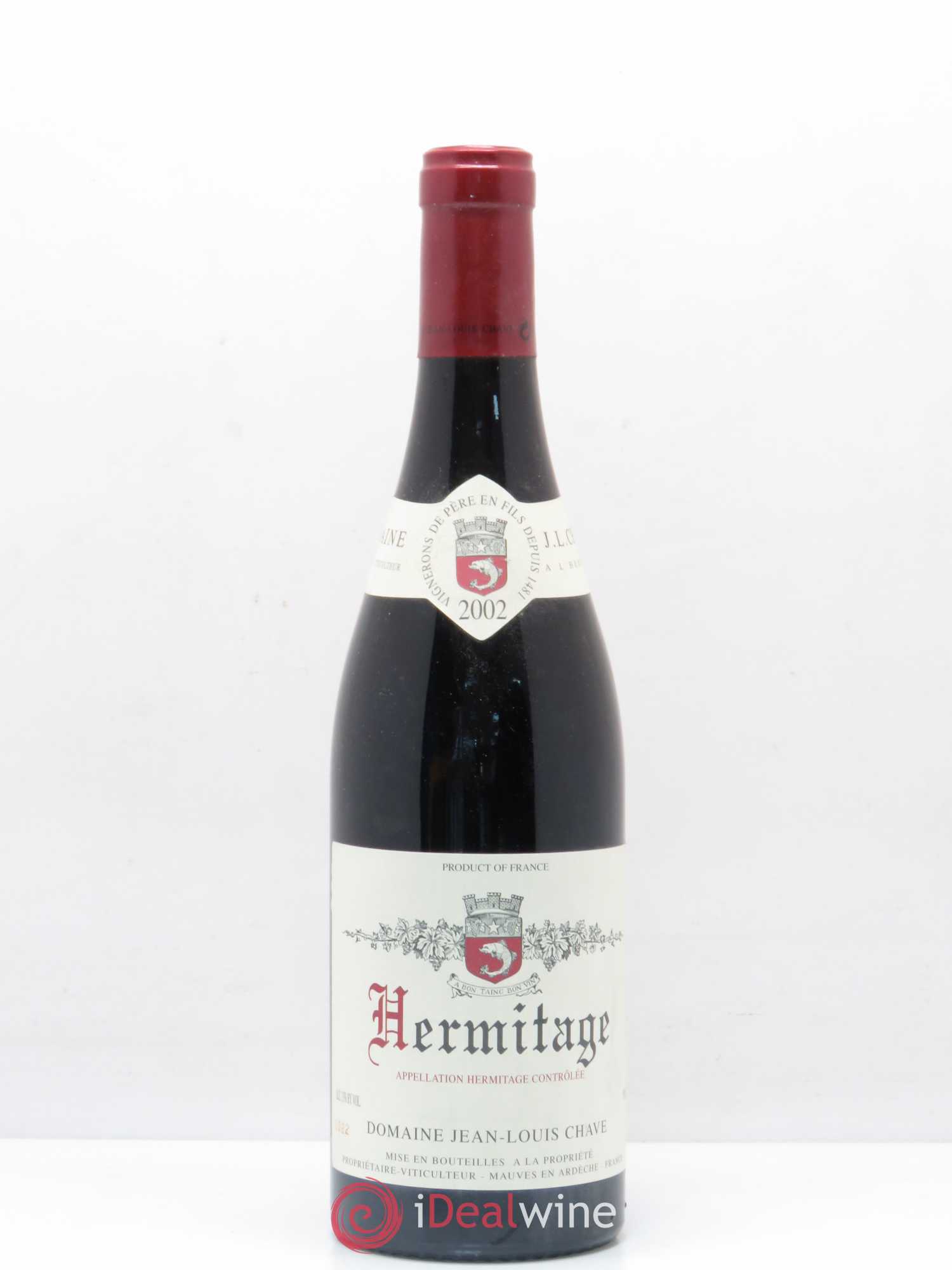 Hermitage Jean-Louis Chave 2002 - Lot de 1 bouteille - 0