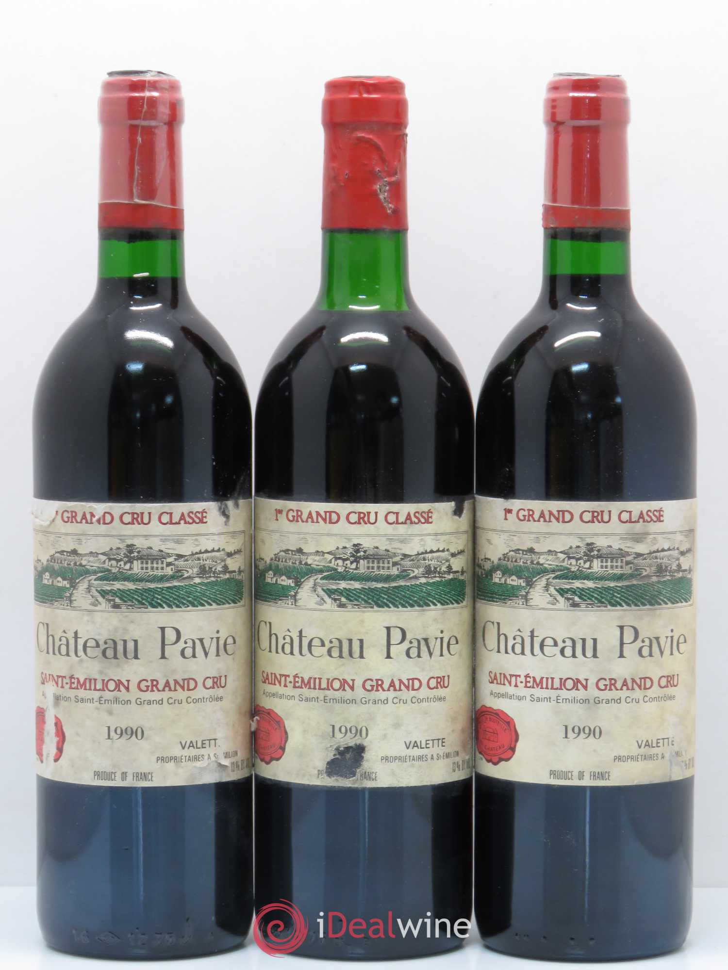 Château Pavie 1er Grand Cru Classé A 1990 - Lot de 6 bouteilles - 2