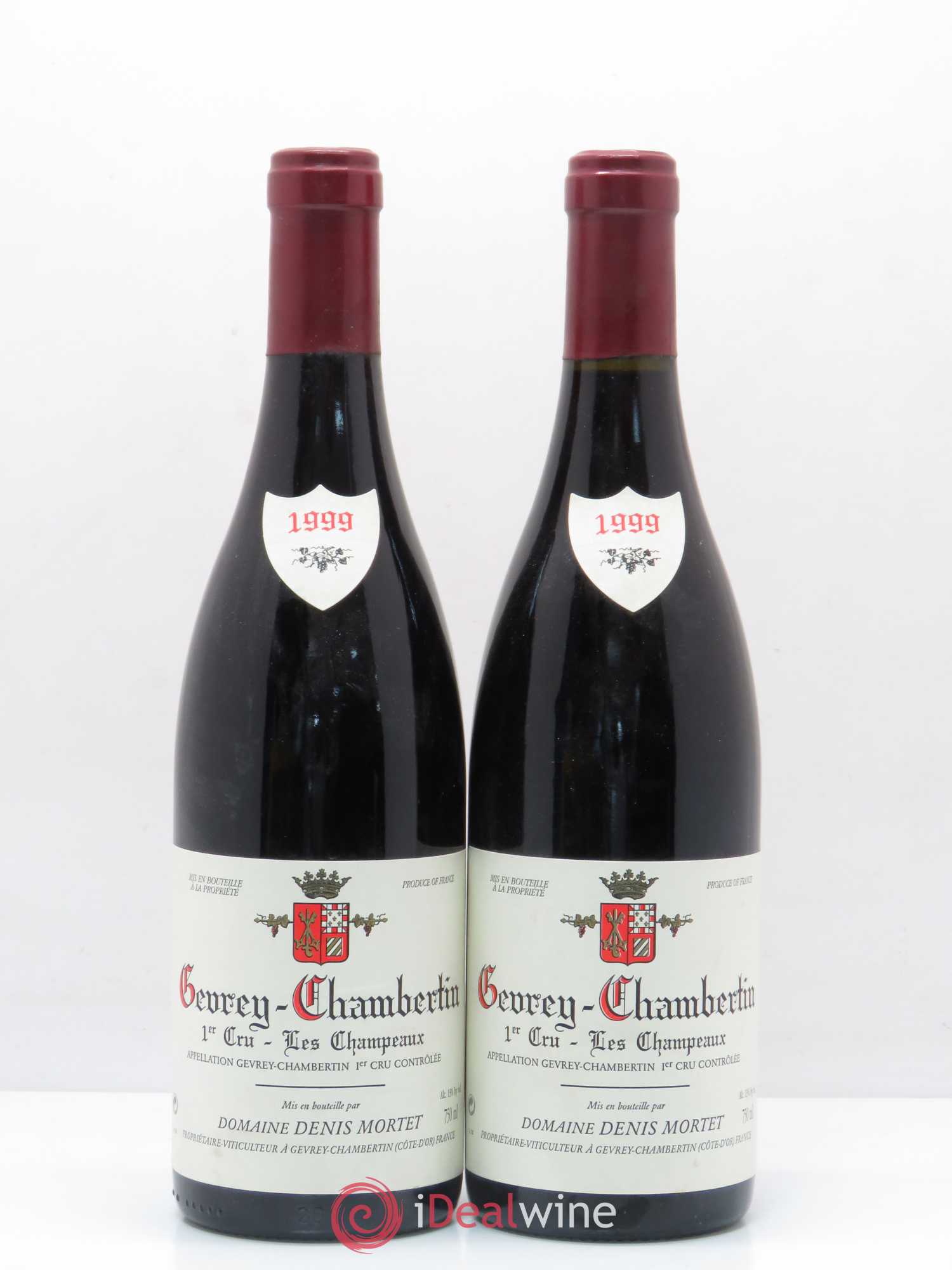 Gevrey-Chambertin 1er Cru Les Champeaux Denis Mortet (Domaine) 1999 - Lot de 2 bouteilles - 0