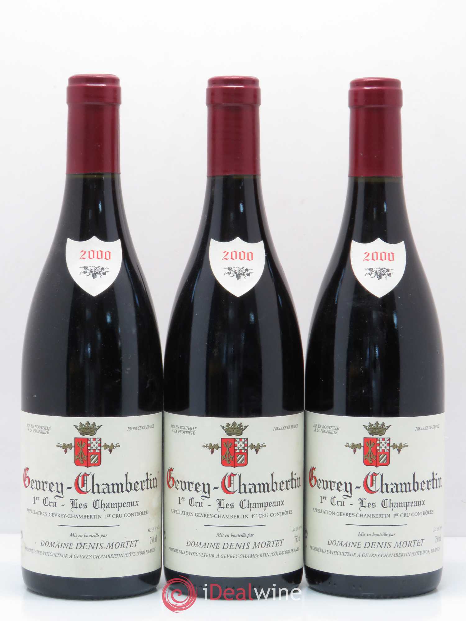 Gevrey-Chambertin 1er Cru Les Champeaux Denis Mortet (Domaine) 2000 - Lot de 3 bouteilles - 0