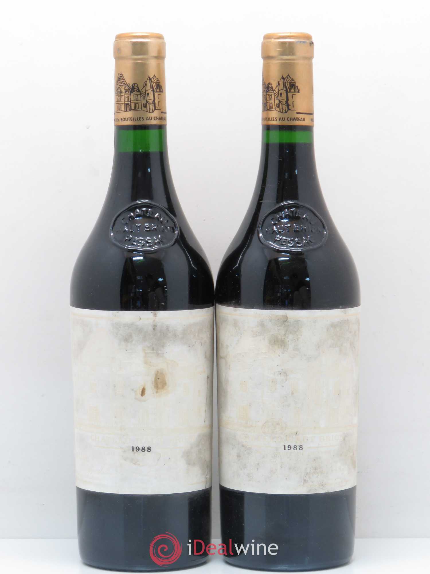 Château Haut Brion 1er Grand Cru Classé 1988 - Lot de 2 bouteilles - 0