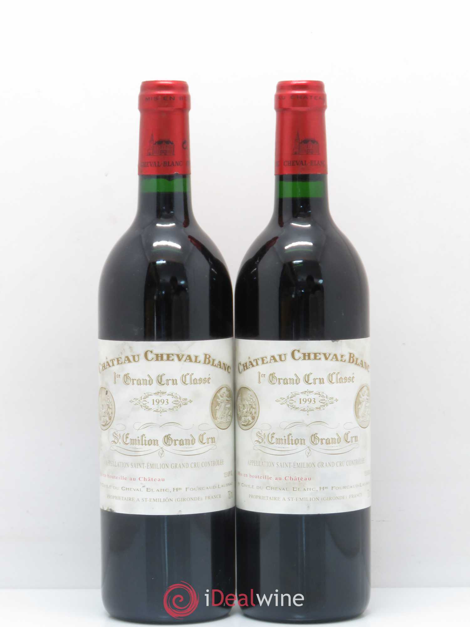 Château Cheval Blanc 1er Grand Cru Classé A 1993 - Lot de 2 bouteilles - 0
